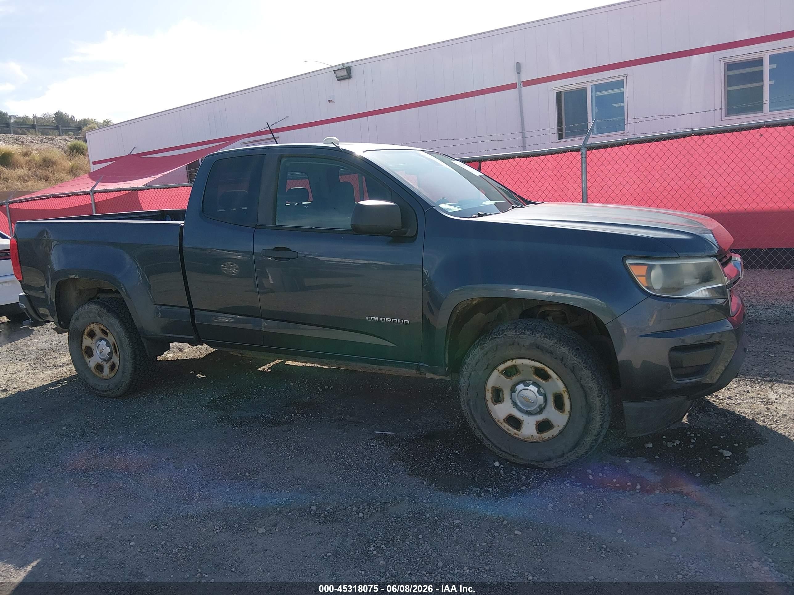 2015 Chevrolet Colorado Wt Gray vin: 1GCHSAEA7F1232327