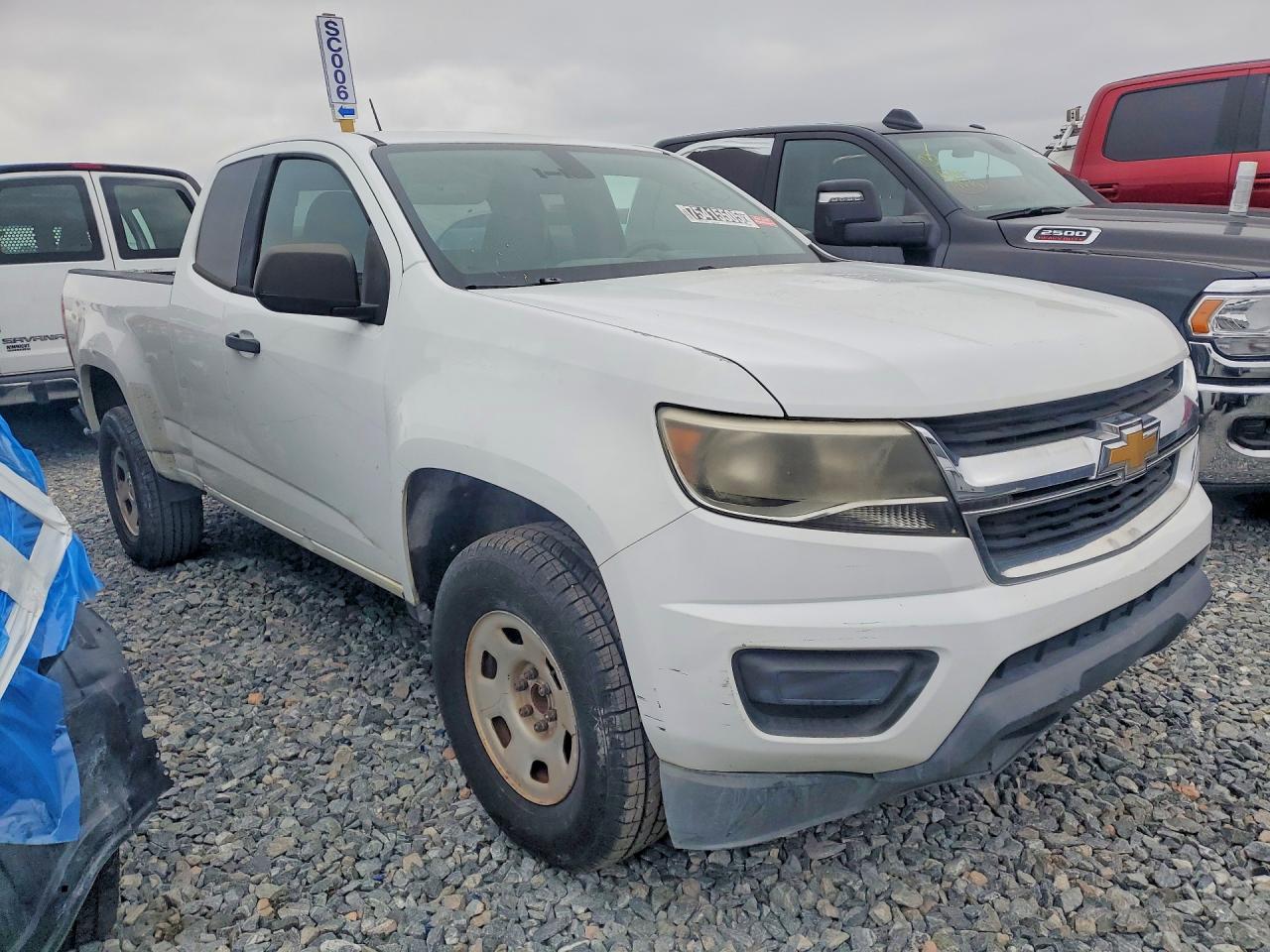 2015 Chevy Colorado- R&d- Pri Fleet- Ck Eng Lt On Белый vin: 1GCHSAEA7F1258569