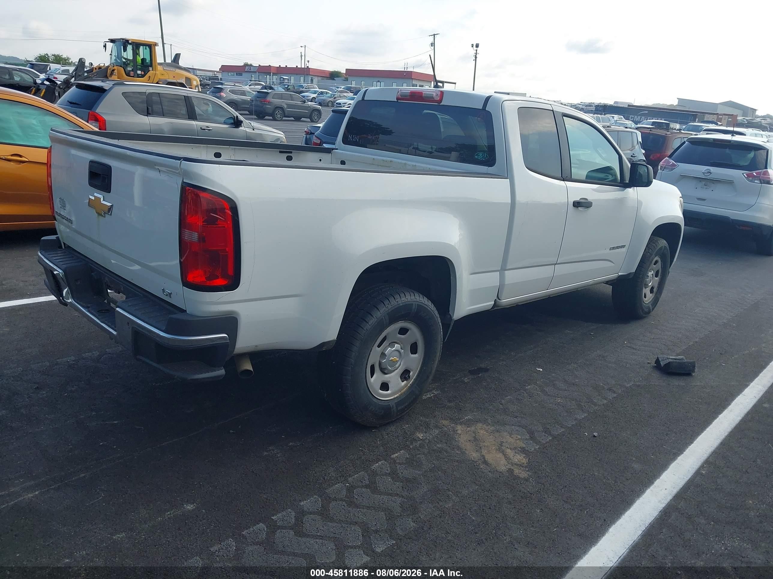 2015 Chevrolet Colorado 2wd Wt White vin: 1GCHSAEA8F1233664