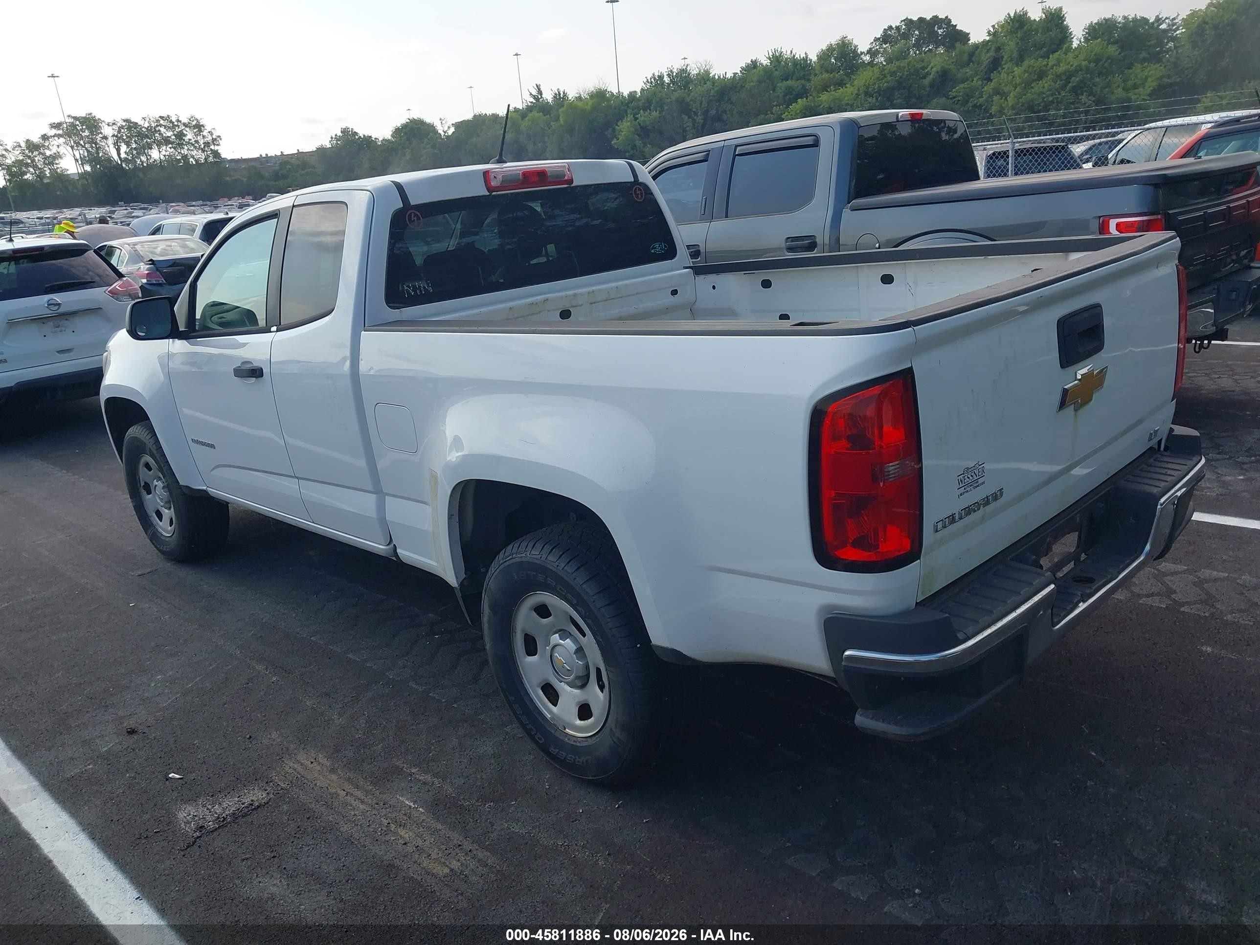 2015 Chevrolet Colorado 2wd Wt White vin: 1GCHSAEA8F1233664