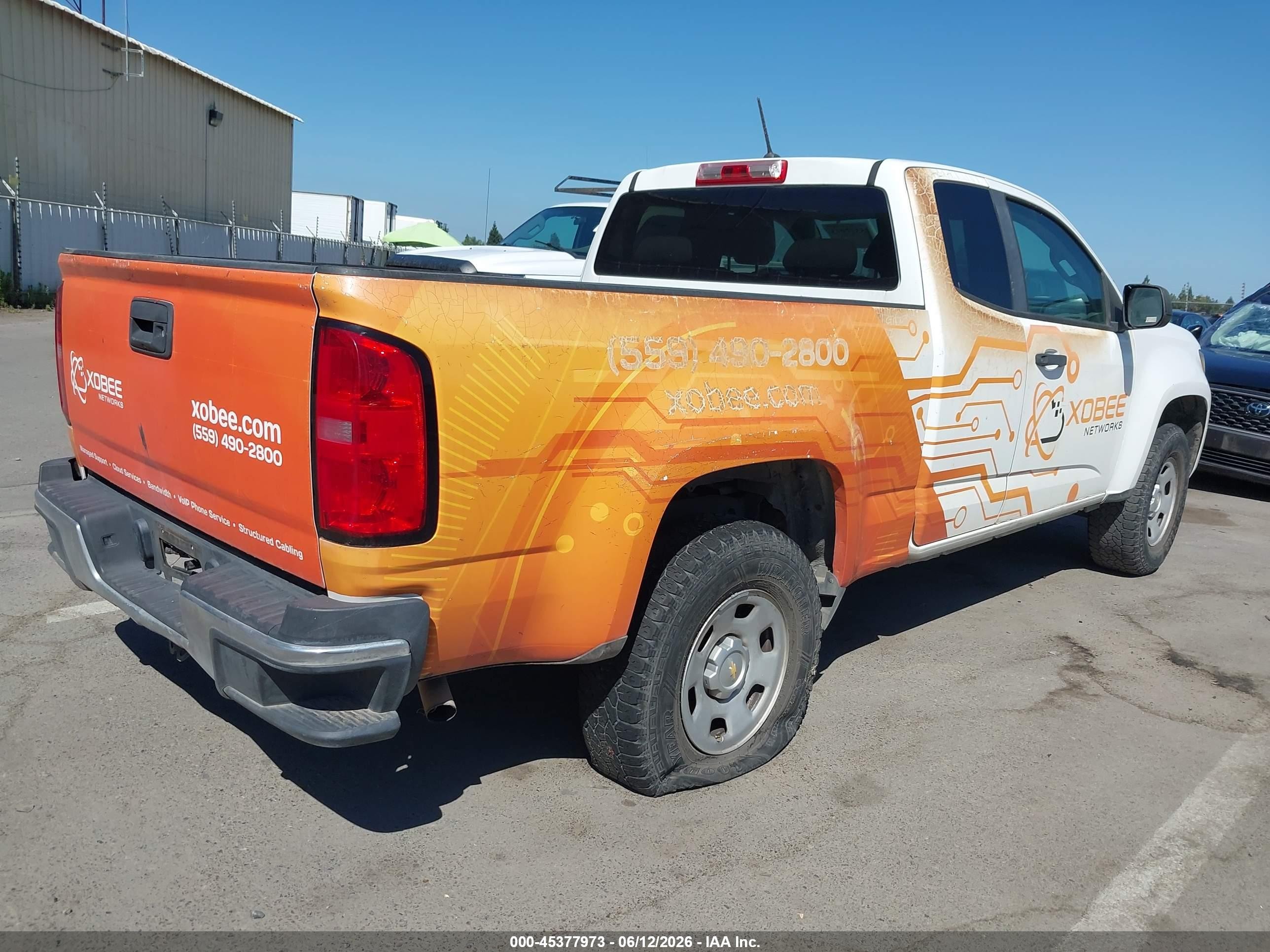 2015 Chevrolet Colorado 2wd Wt White vin: 1GCHSAEA8F1272187