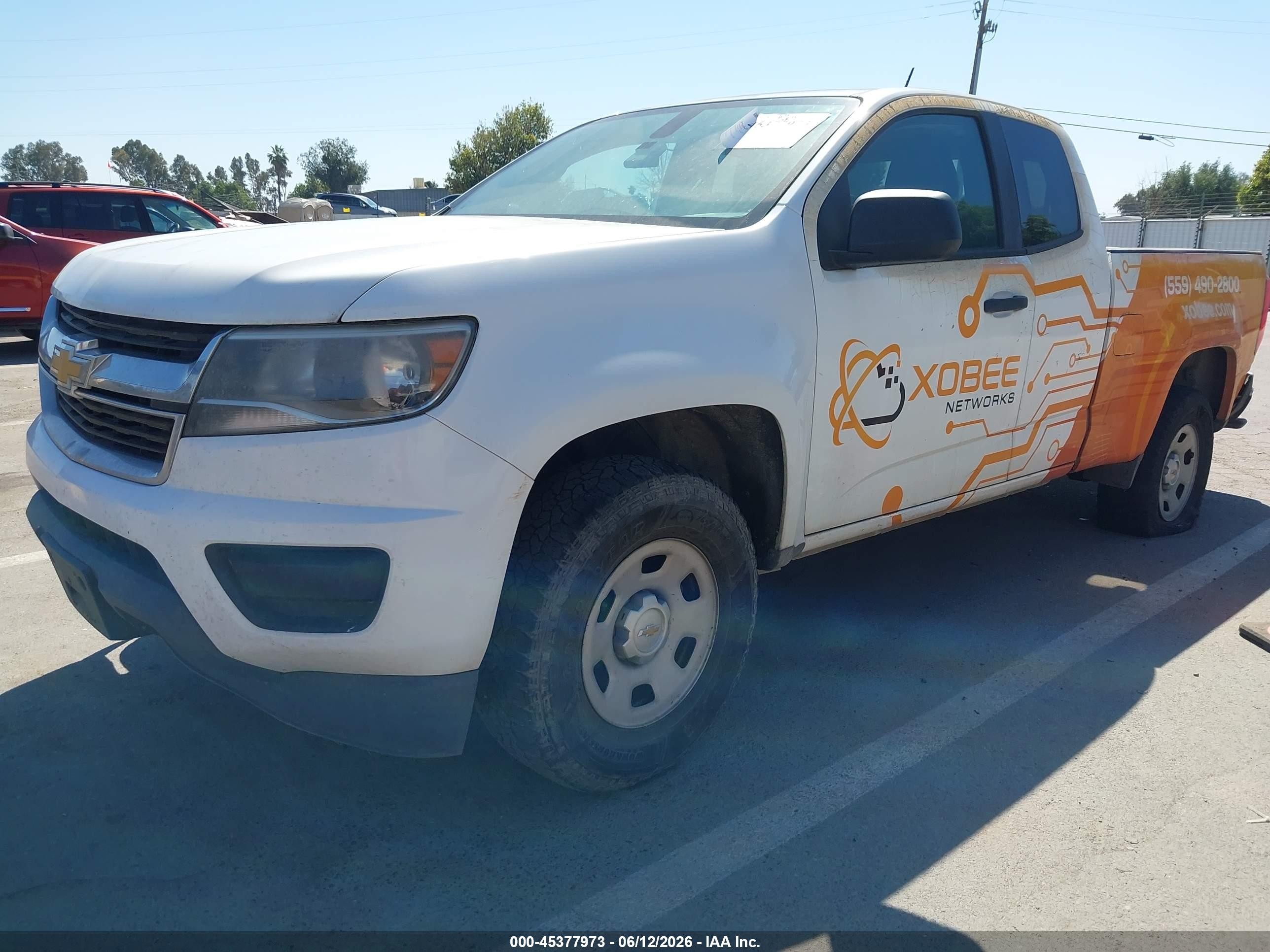 2015 Chevrolet Colorado 2wd Wt White vin: 1GCHSAEA8F1272187