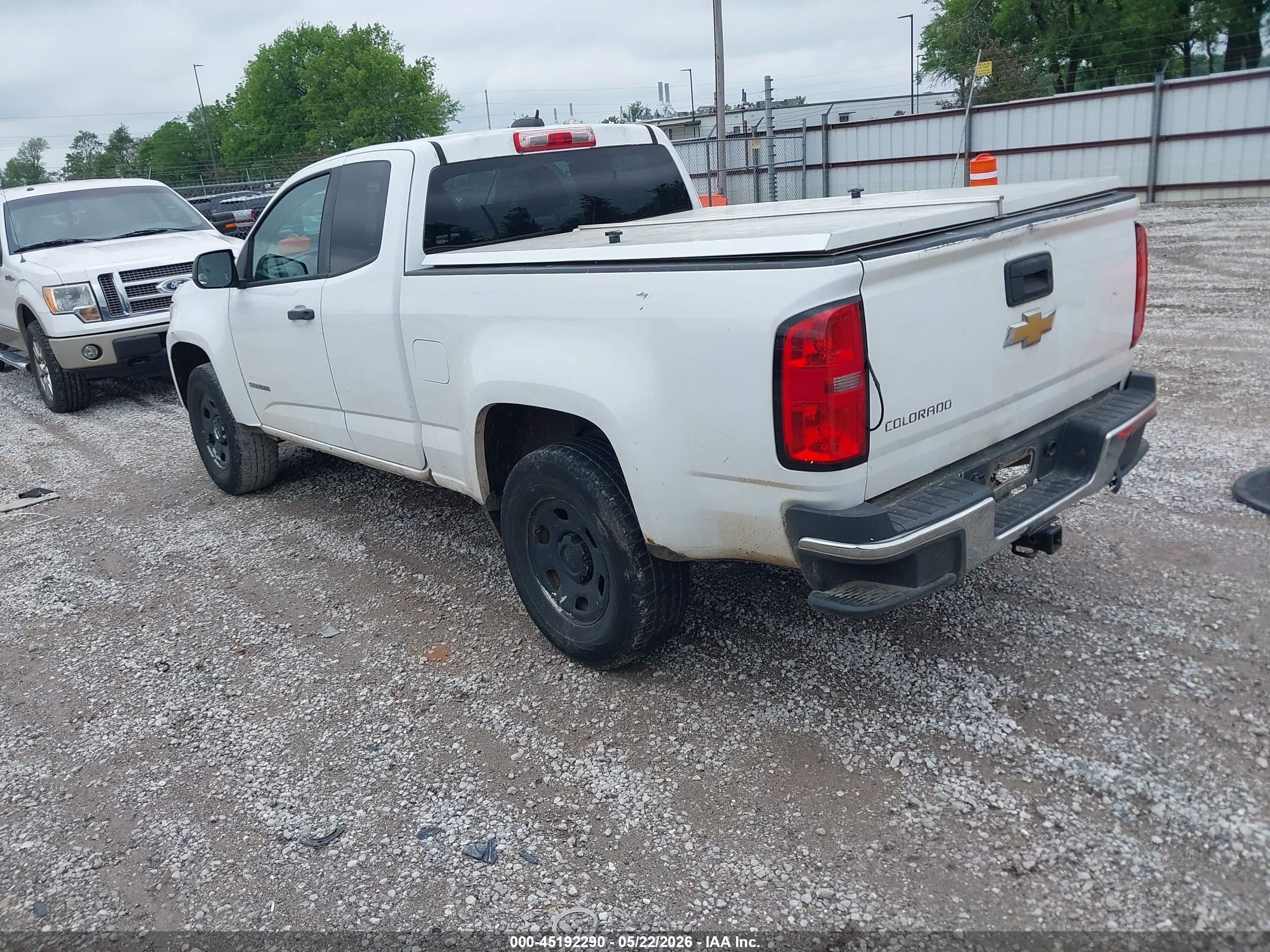 2015 Chevrolet Colorado Wt White vin: 1GCHSAEA9F1150860