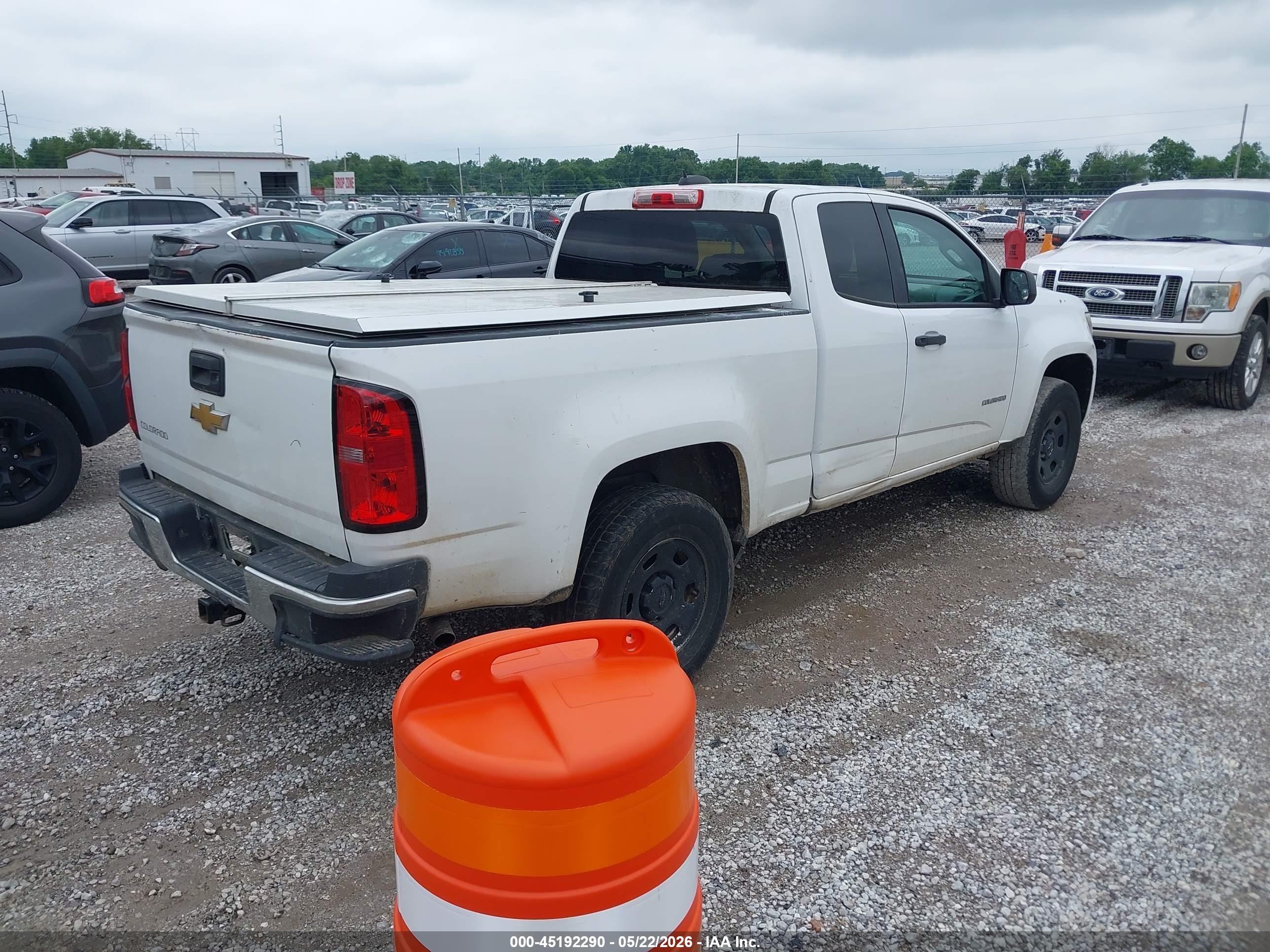 2015 Chevrolet Colorado Wt White vin: 1GCHSAEA9F1150860