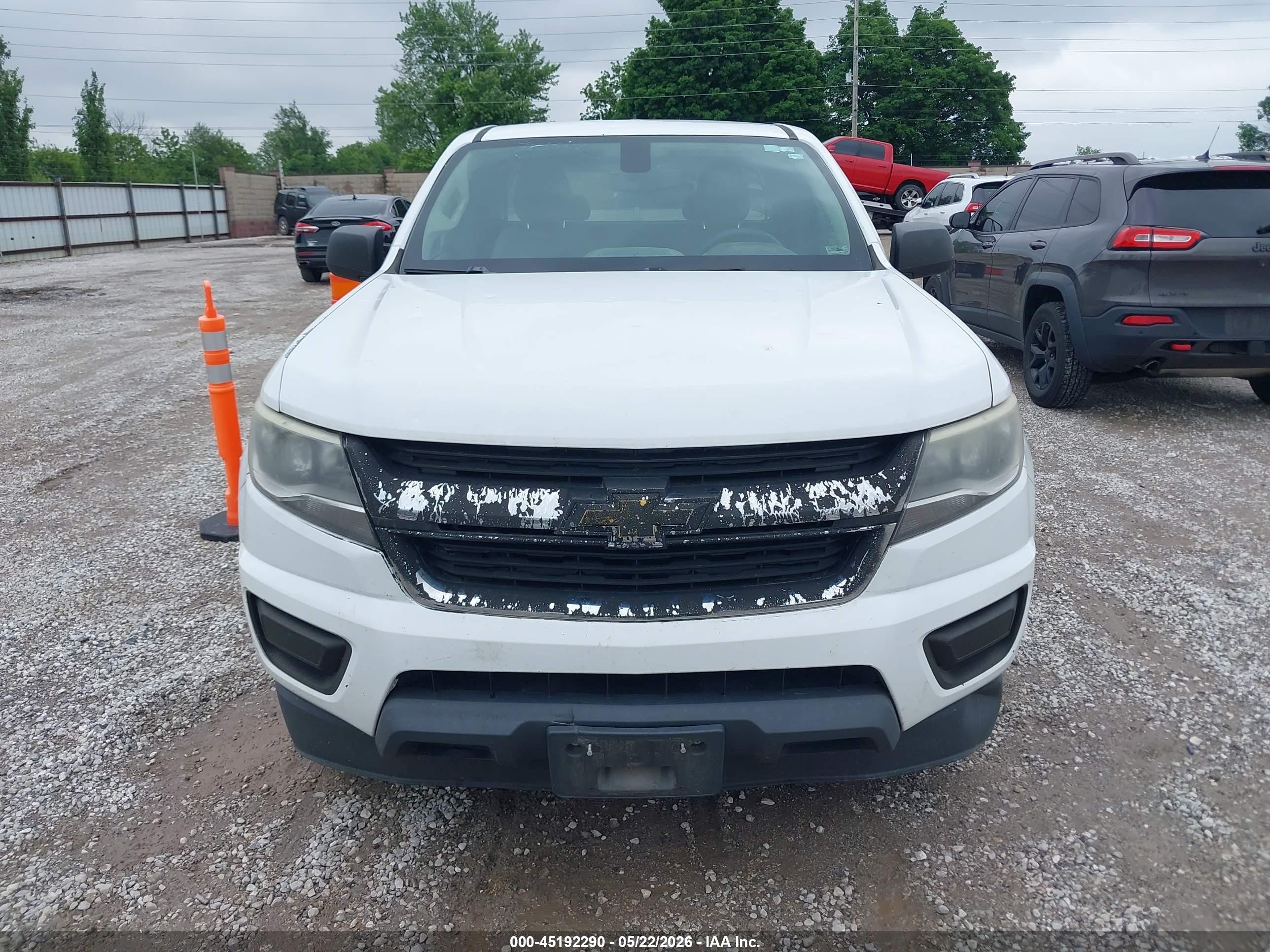 2015 Chevrolet Colorado Wt White vin: 1GCHSAEA9F1150860