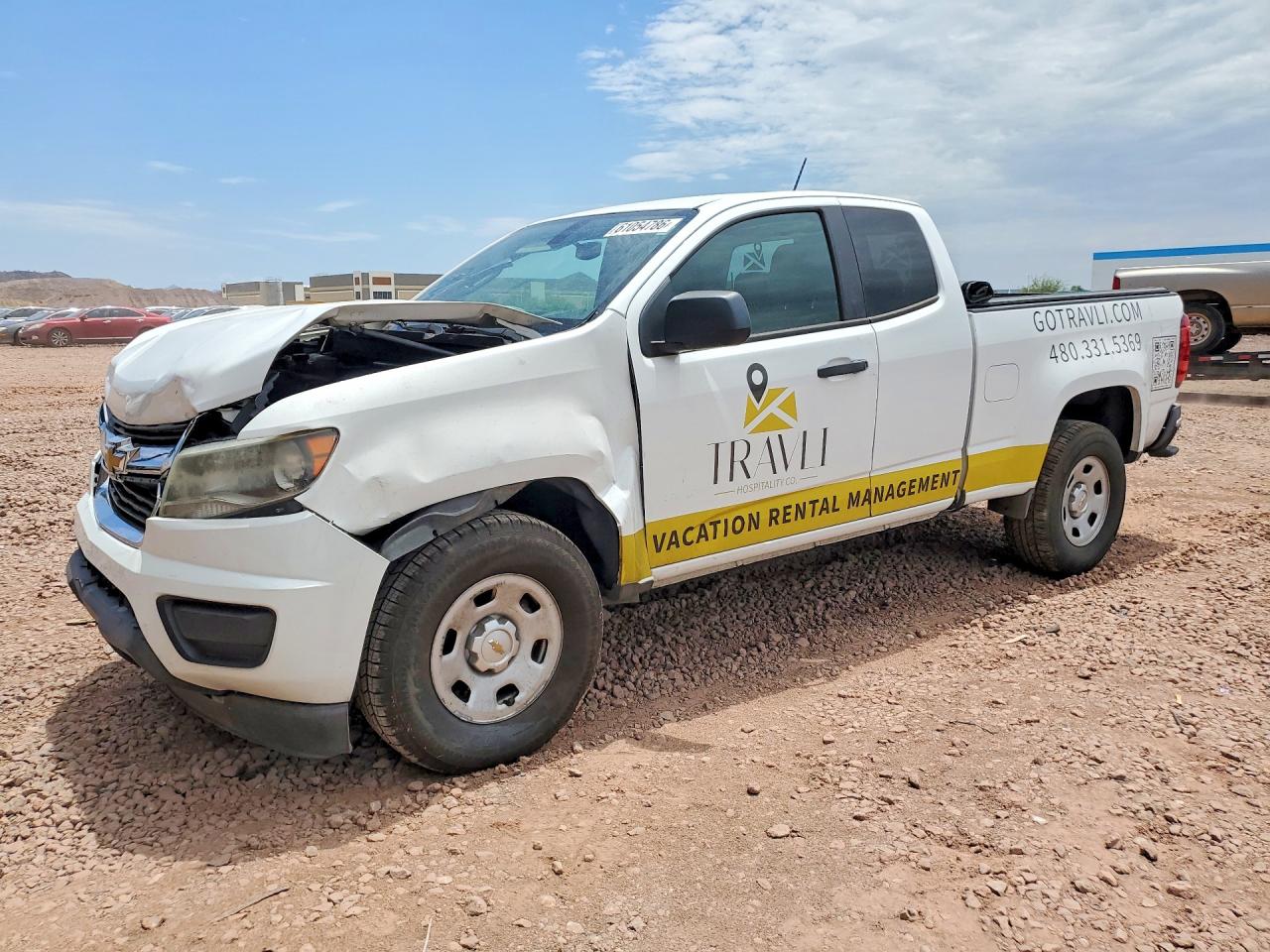 2015 Chevrolet Colorado White vin: 1GCHSAEA9F1233589
