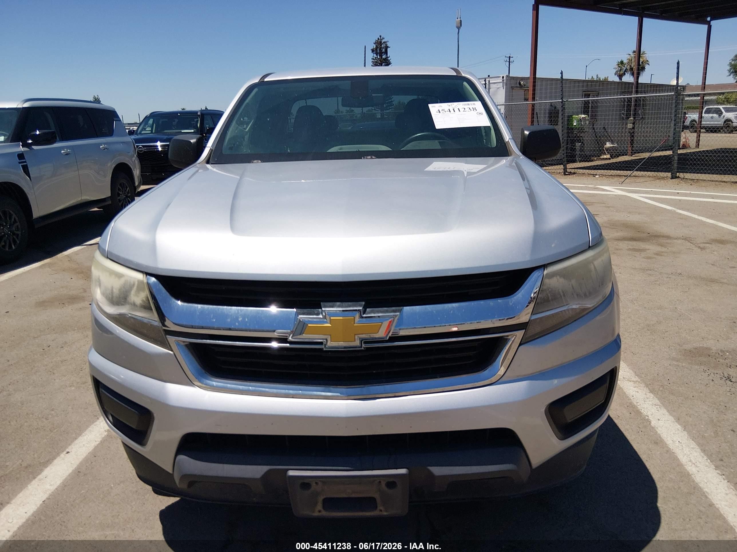 2015 Chevrolet Colorado 2wd Wt Silver vin: 1GCHSAEAXF1231737