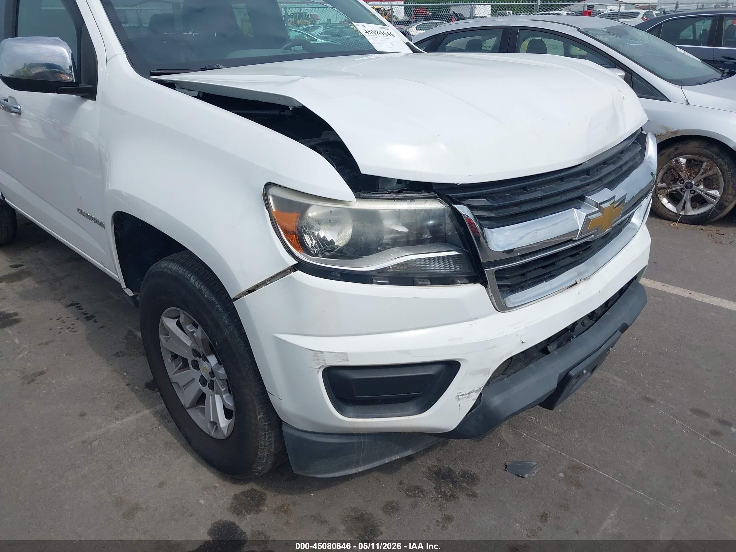 2015 Chevrolet Colorado Wt White vin: 1GCHSAEAXF1232886