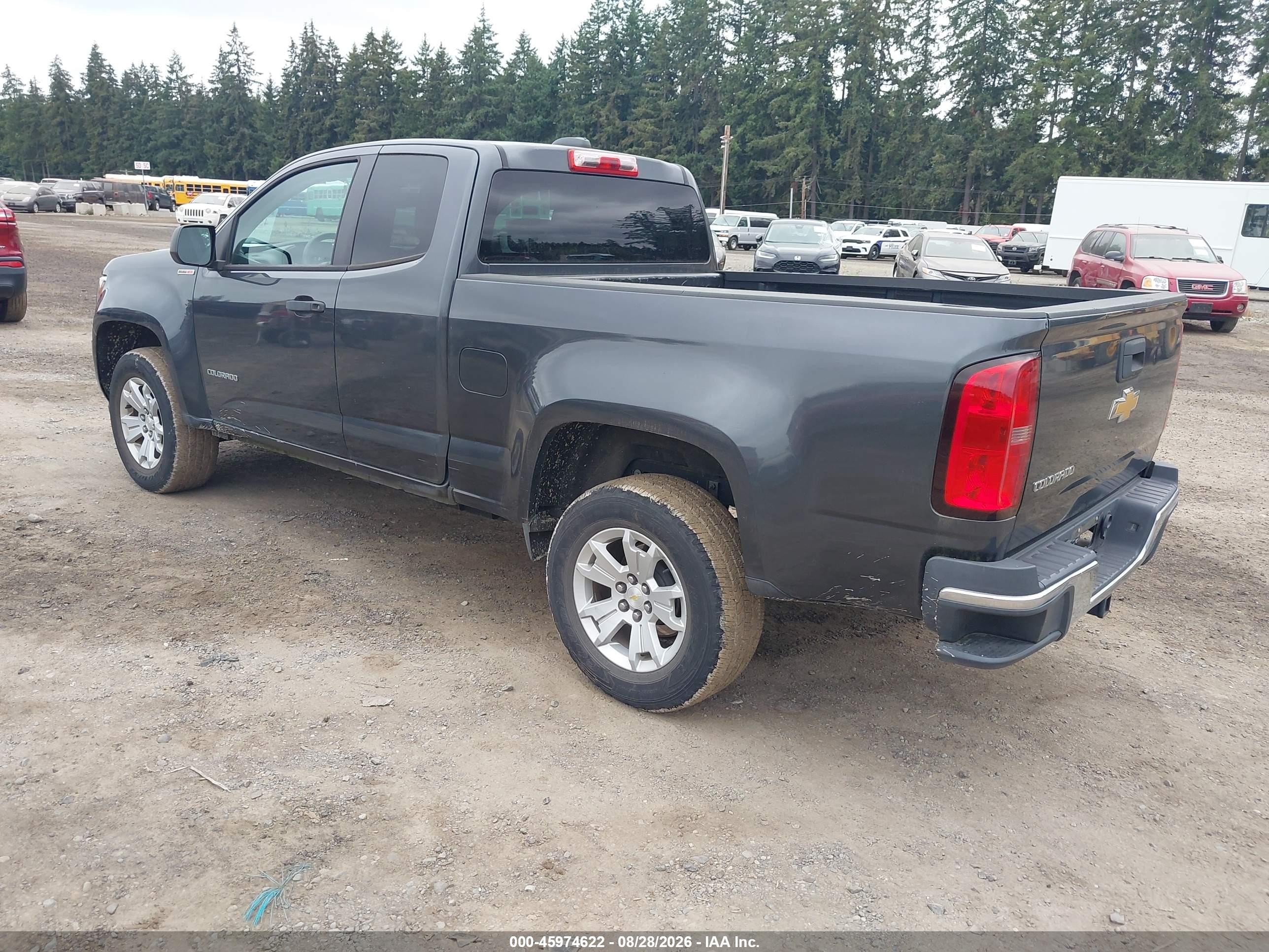 2016 Chevrolet Colorado Wt Gray vin: 1GCHSBE17G1328188