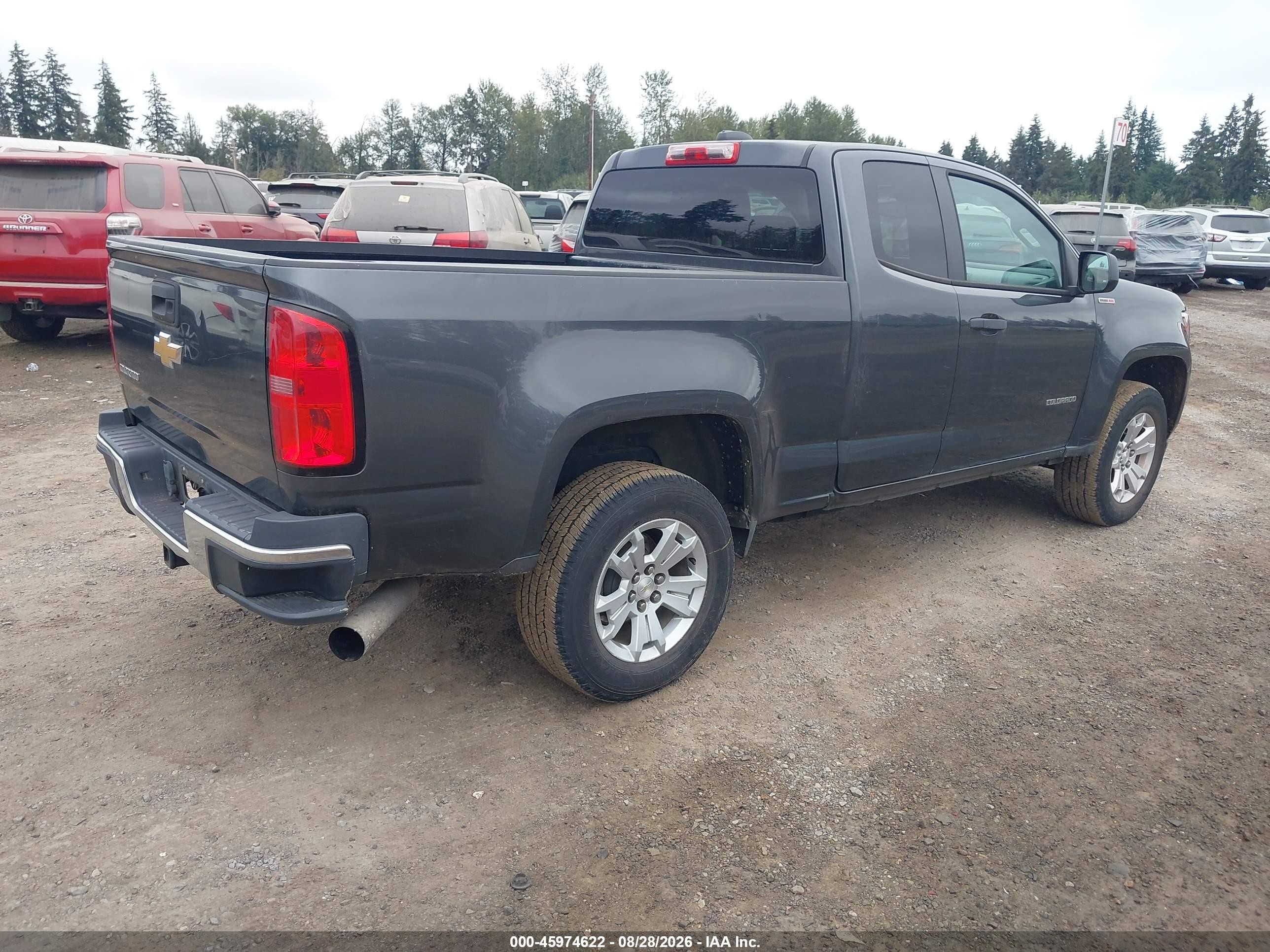 2016 Chevrolet Colorado Wt Gray vin: 1GCHSBE17G1328188