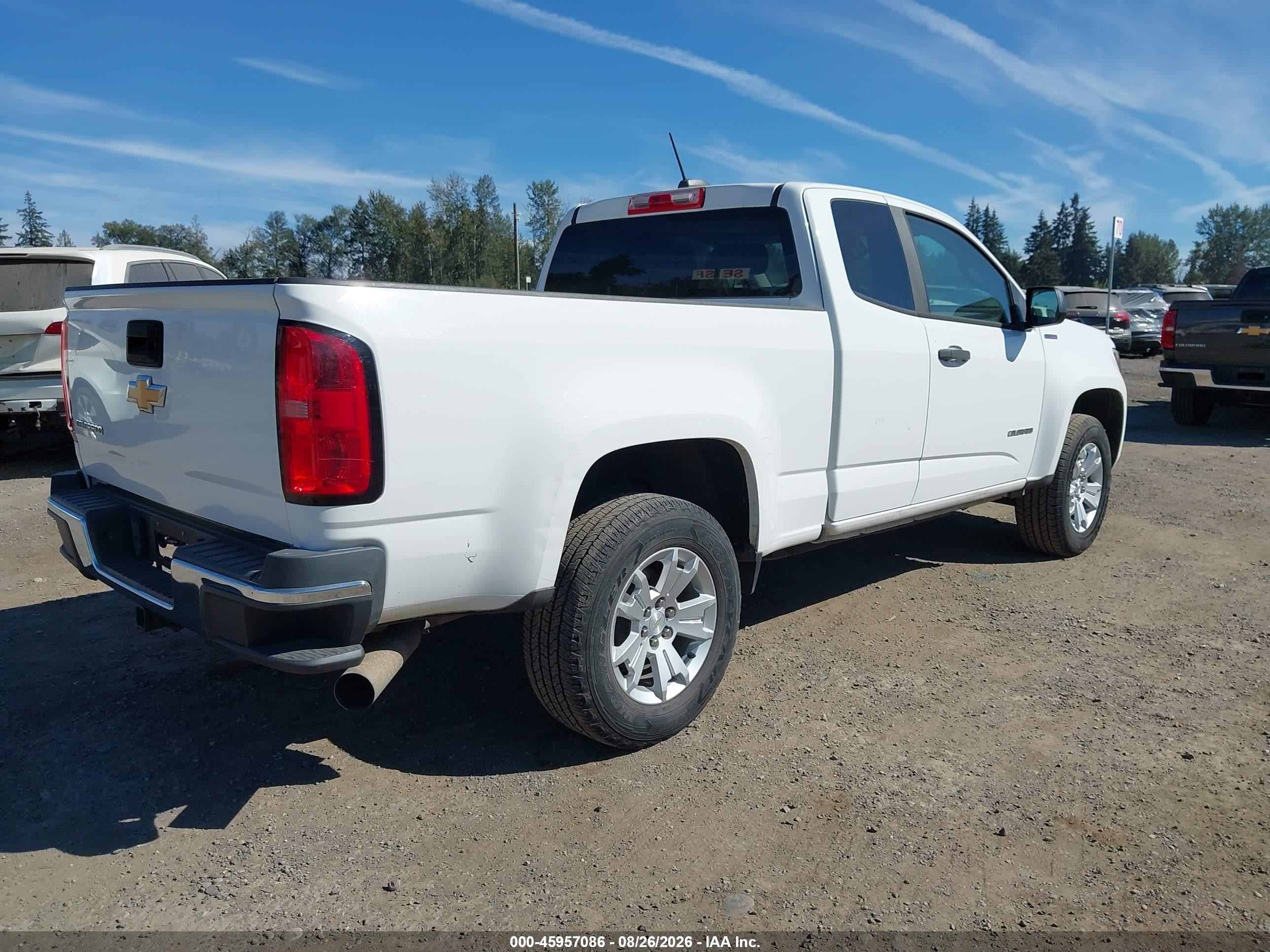 2016 Chevrolet Colorado 2wd Wt White vin: 1GCHSBE19G1307956