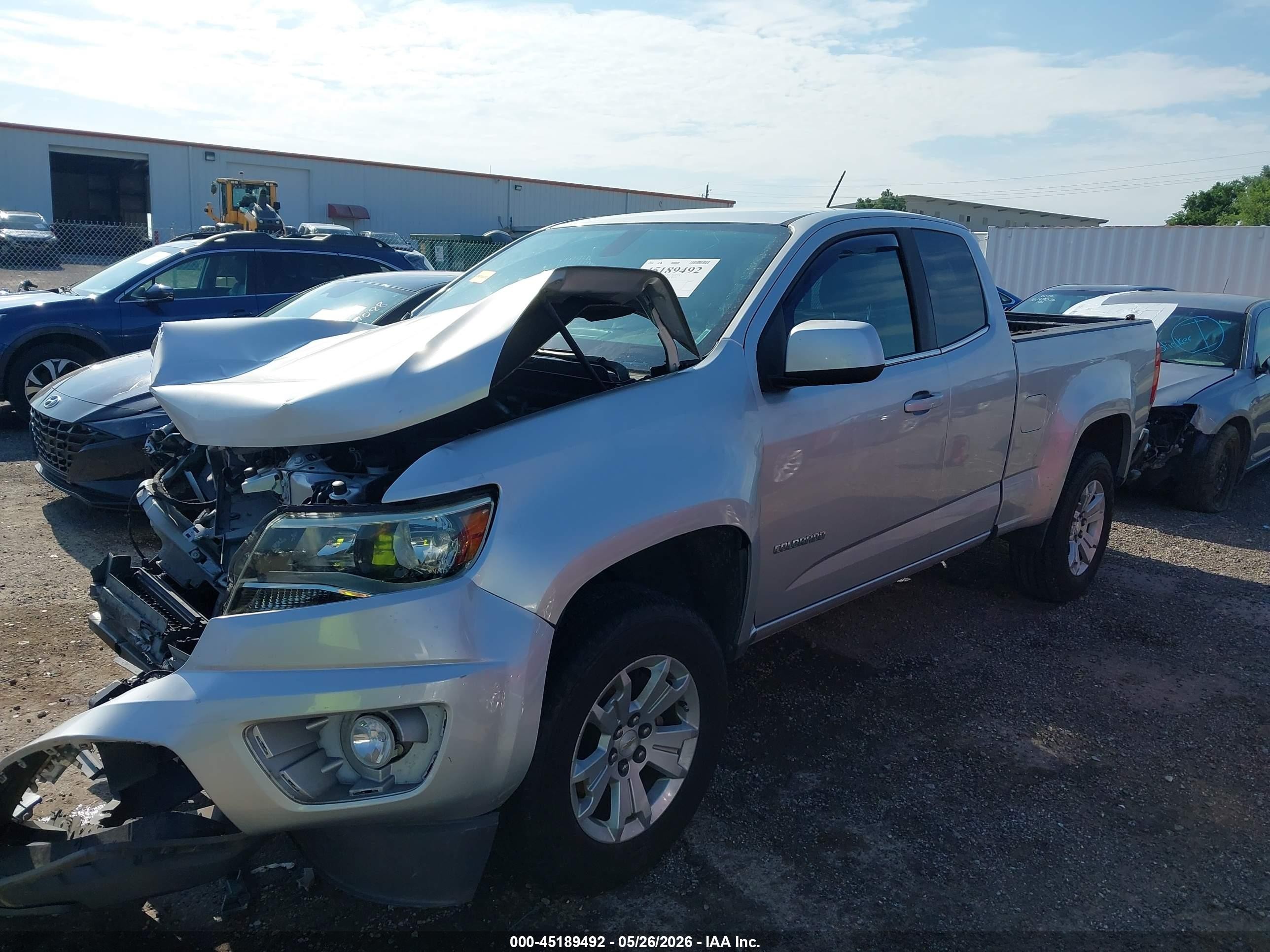 2015 Chevrolet Colorado Lt Silver vin: 1GCHSBE35F1273918