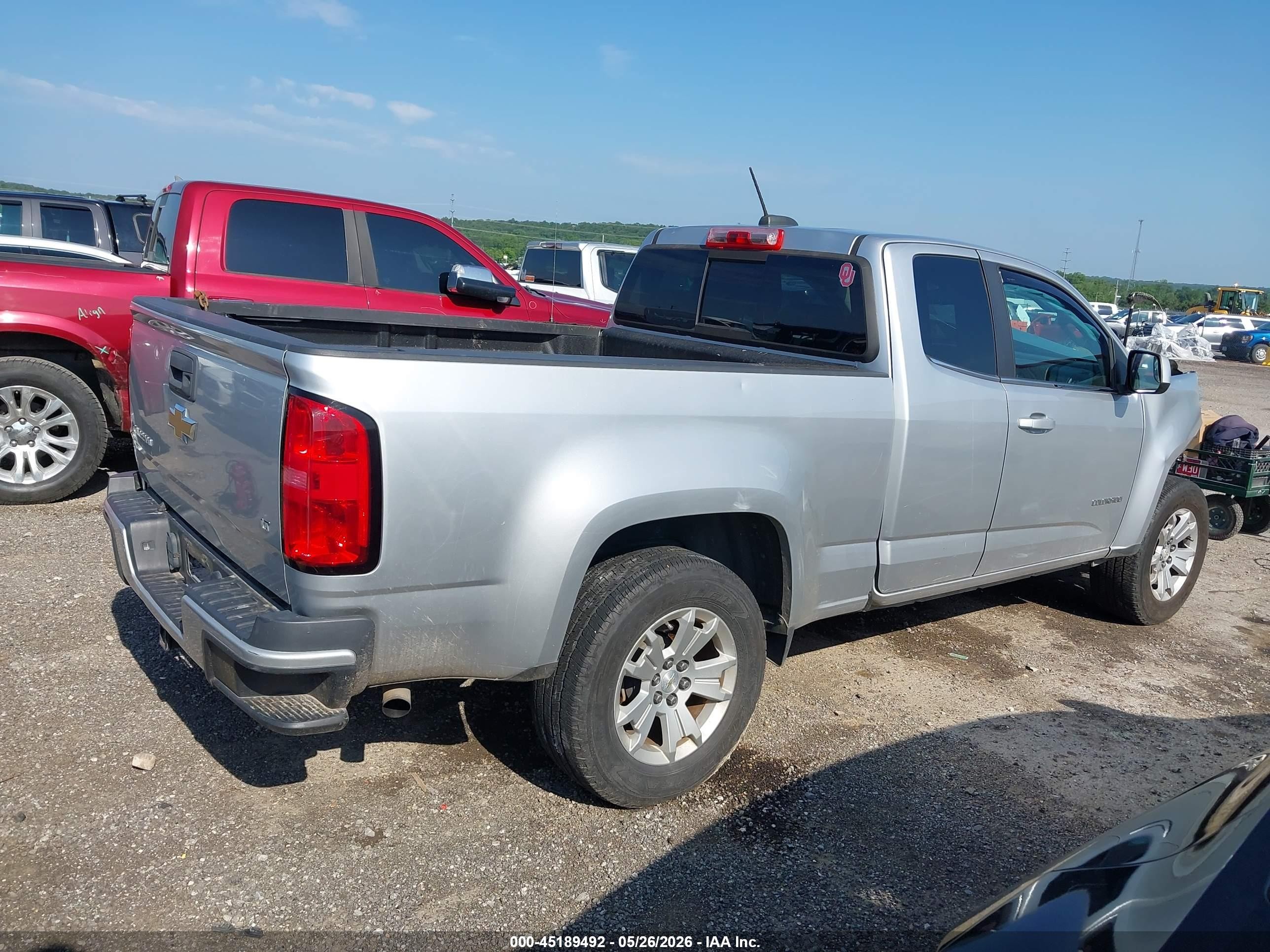 2015 Chevrolet Colorado Lt Silver vin: 1GCHSBE35F1273918