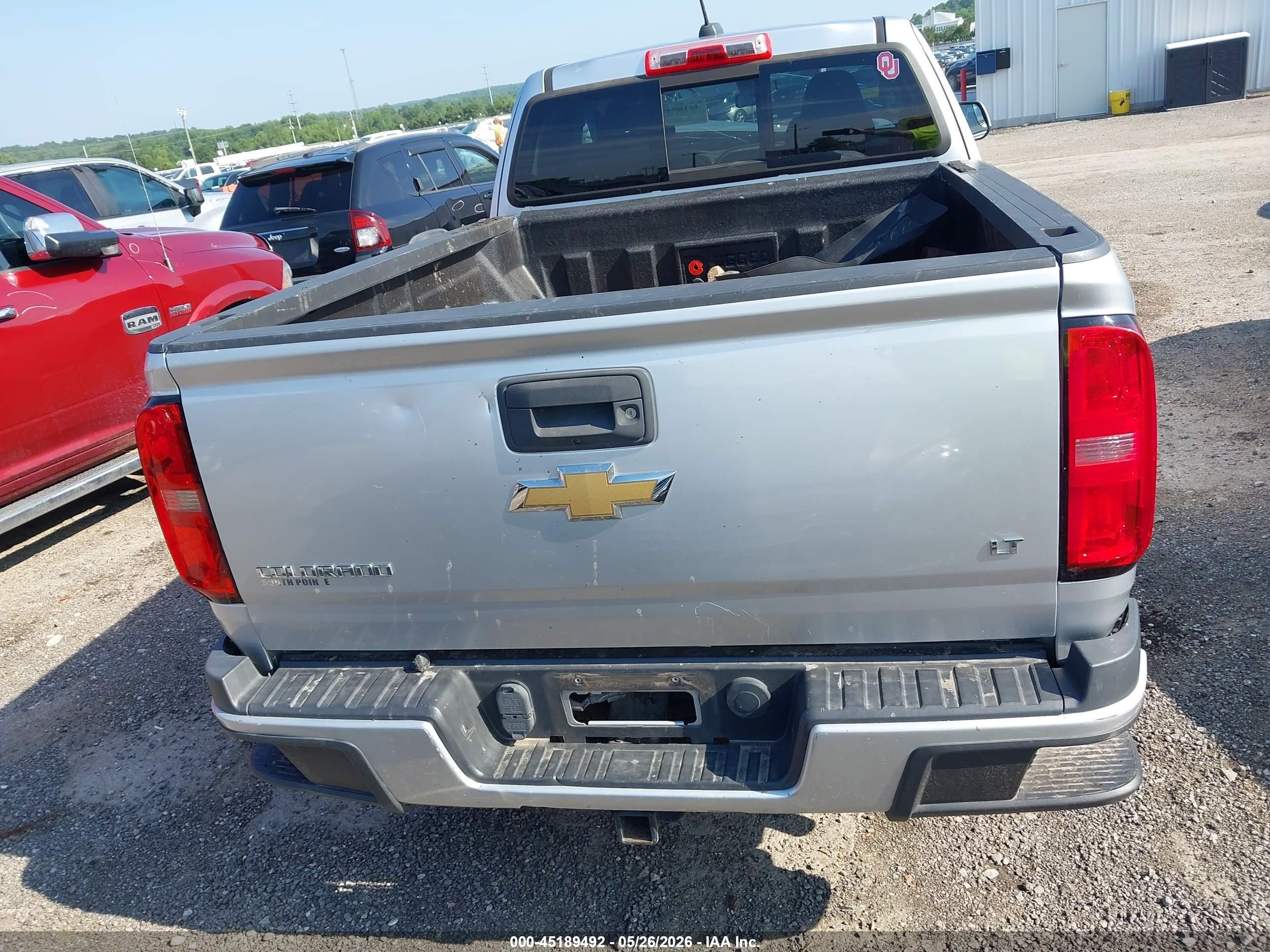 2015 Chevrolet Colorado Lt Silver vin: 1GCHSBE35F1273918