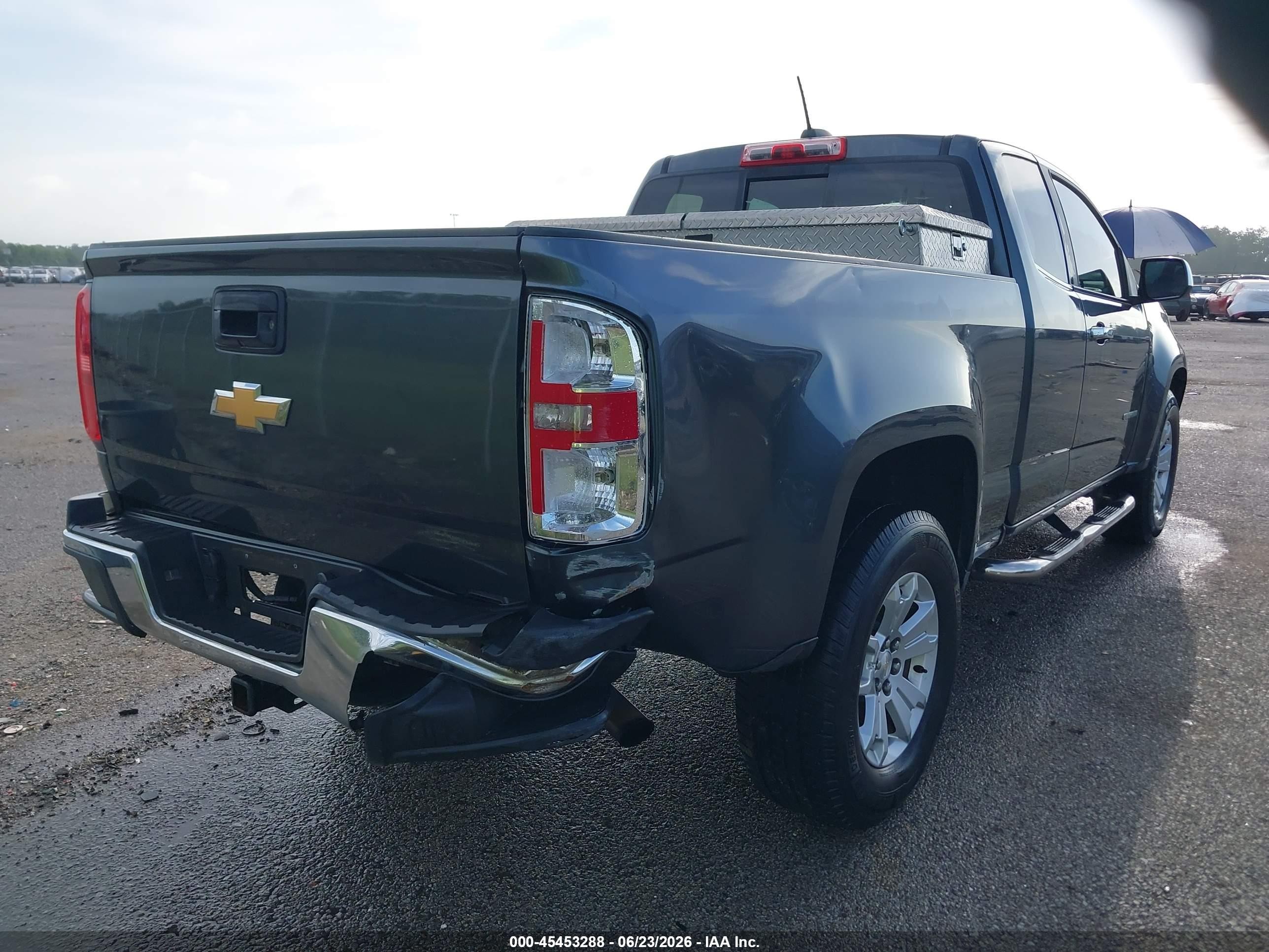 2015 Chevrolet Colorado 2wd Lt Gray vin: 1GCHSBE3XF1216971