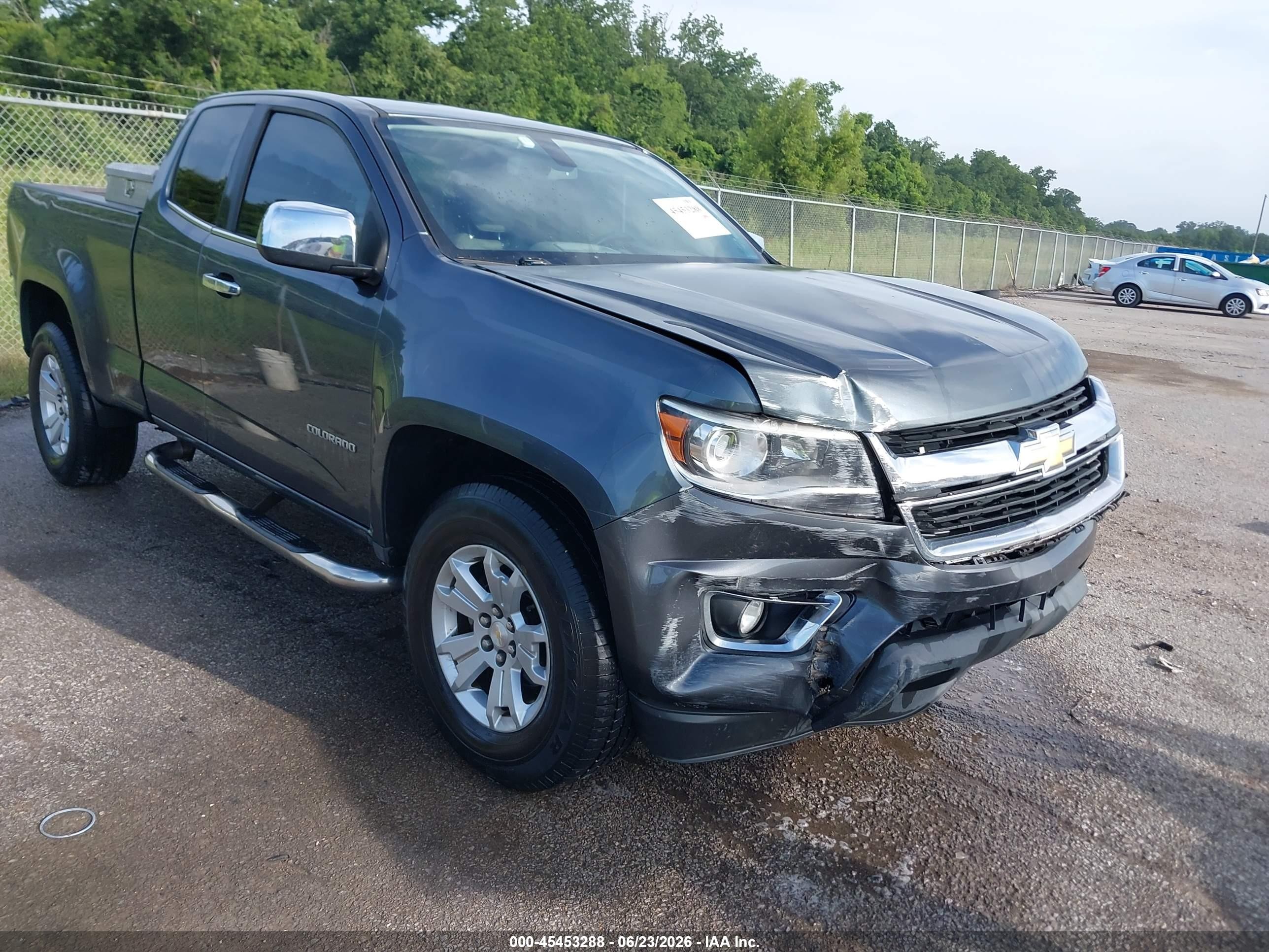 2015 Chevrolet Colorado 2wd Lt Gray vin: 1GCHSBE3XF1216971