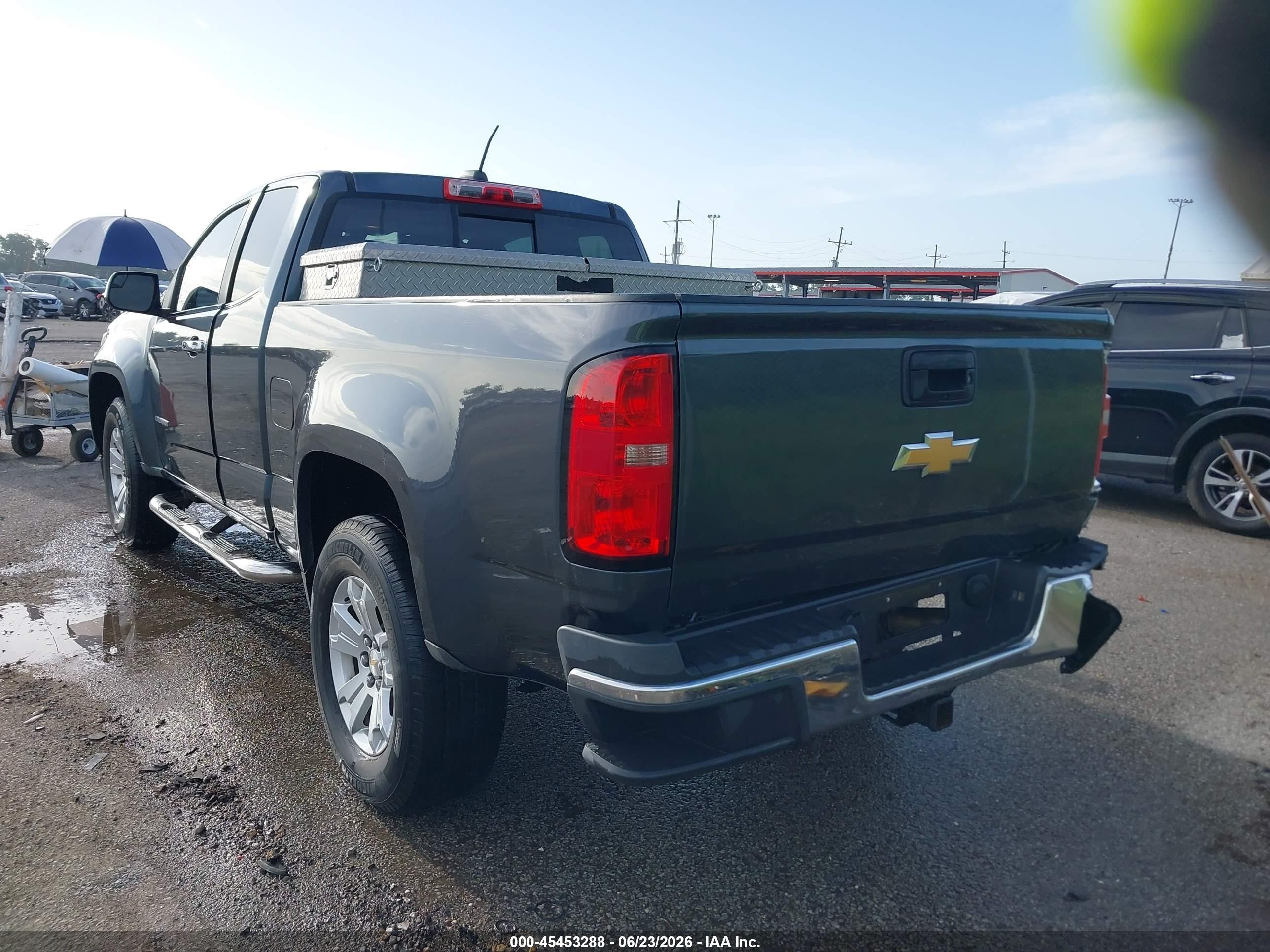 2015 Chevrolet Colorado 2wd Lt Gray vin: 1GCHSBE3XF1216971
