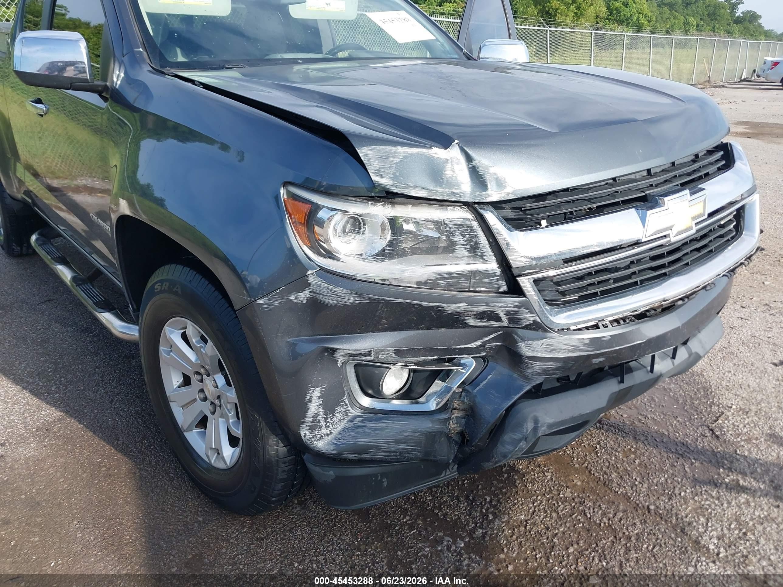 2015 Chevrolet Colorado 2wd Lt Gray vin: 1GCHSBE3XF1216971