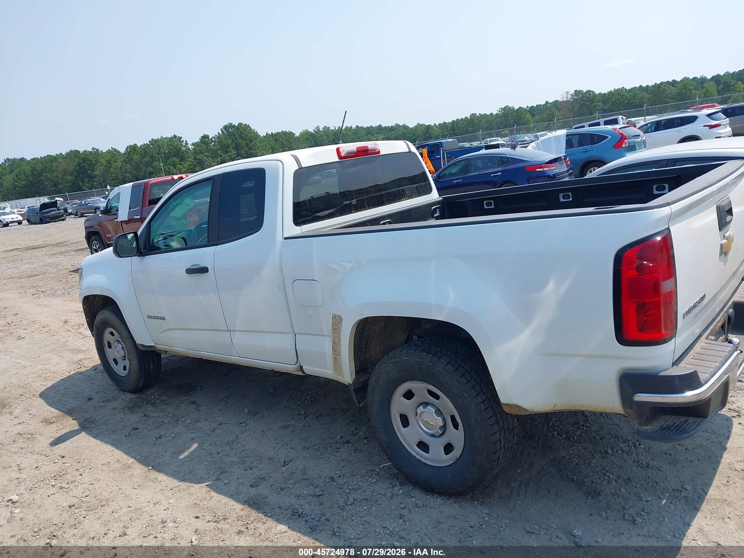 2018 Chevrolet Colorado Wt White vin: 1GCHSBEA2J1164887