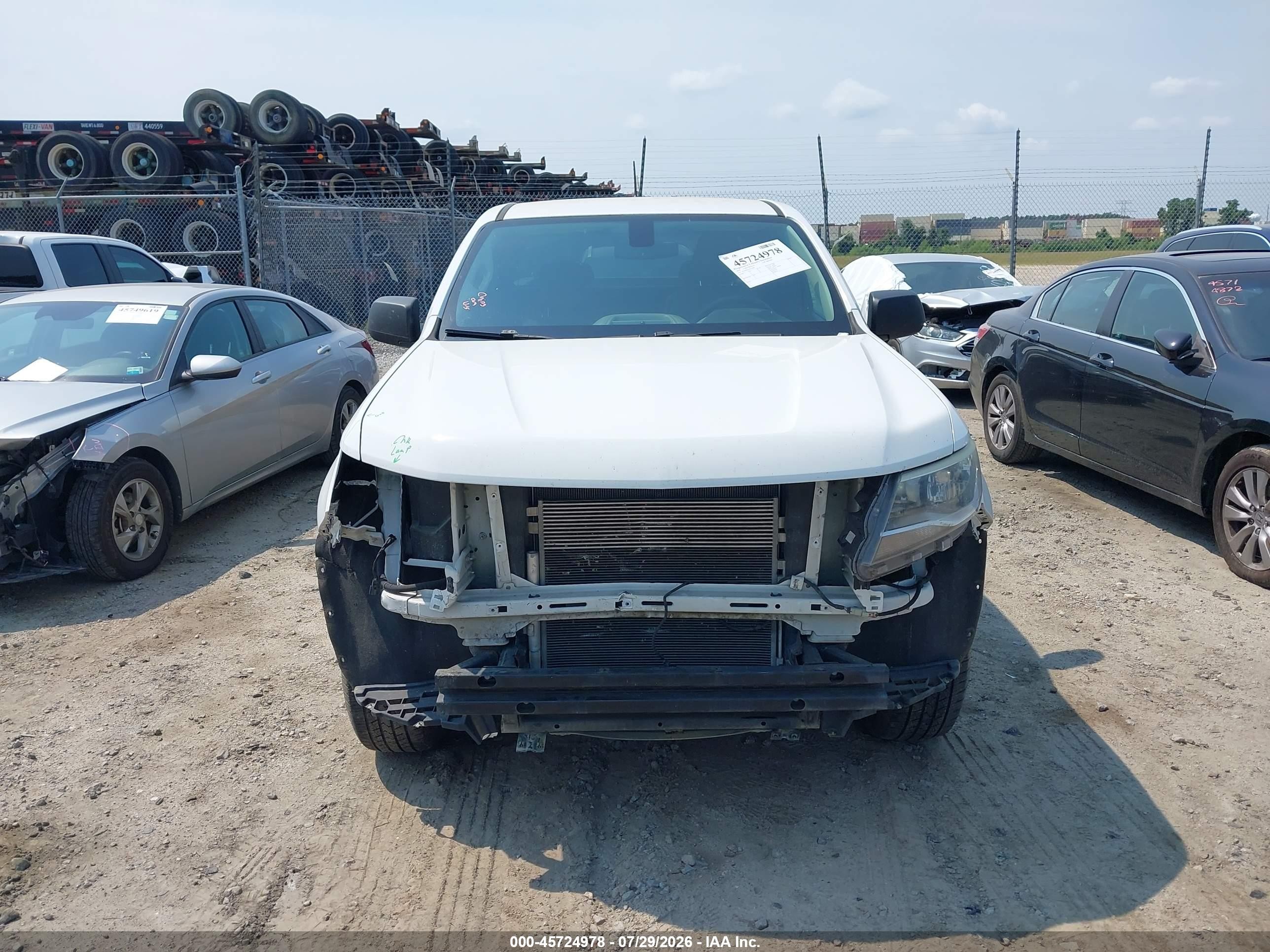 2018 Chevrolet Colorado Wt White vin: 1GCHSBEA2J1164887