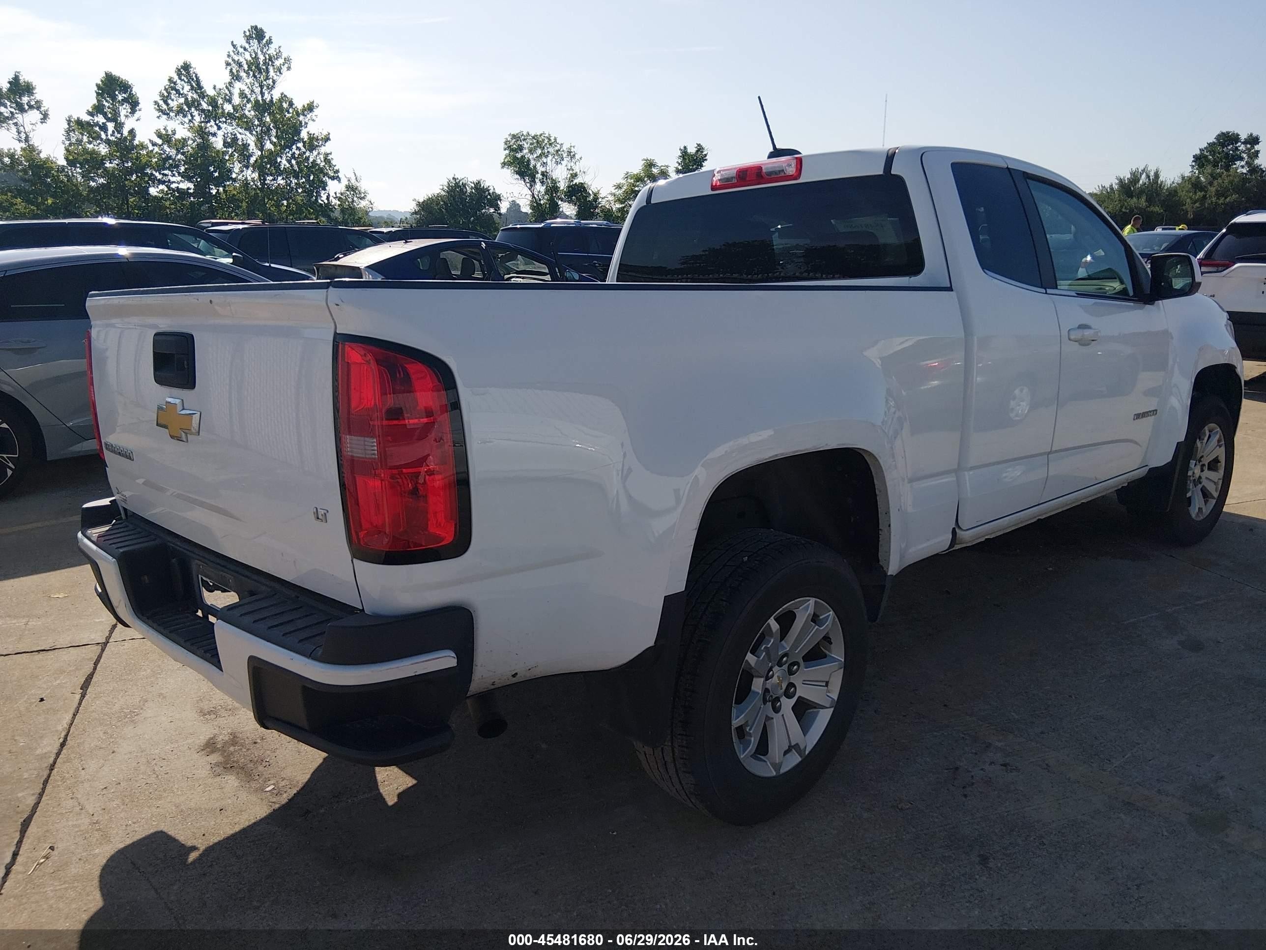 2015 Chevrolet Colorado 2wd Lt White vin: 1GCHSBEA3F1152433