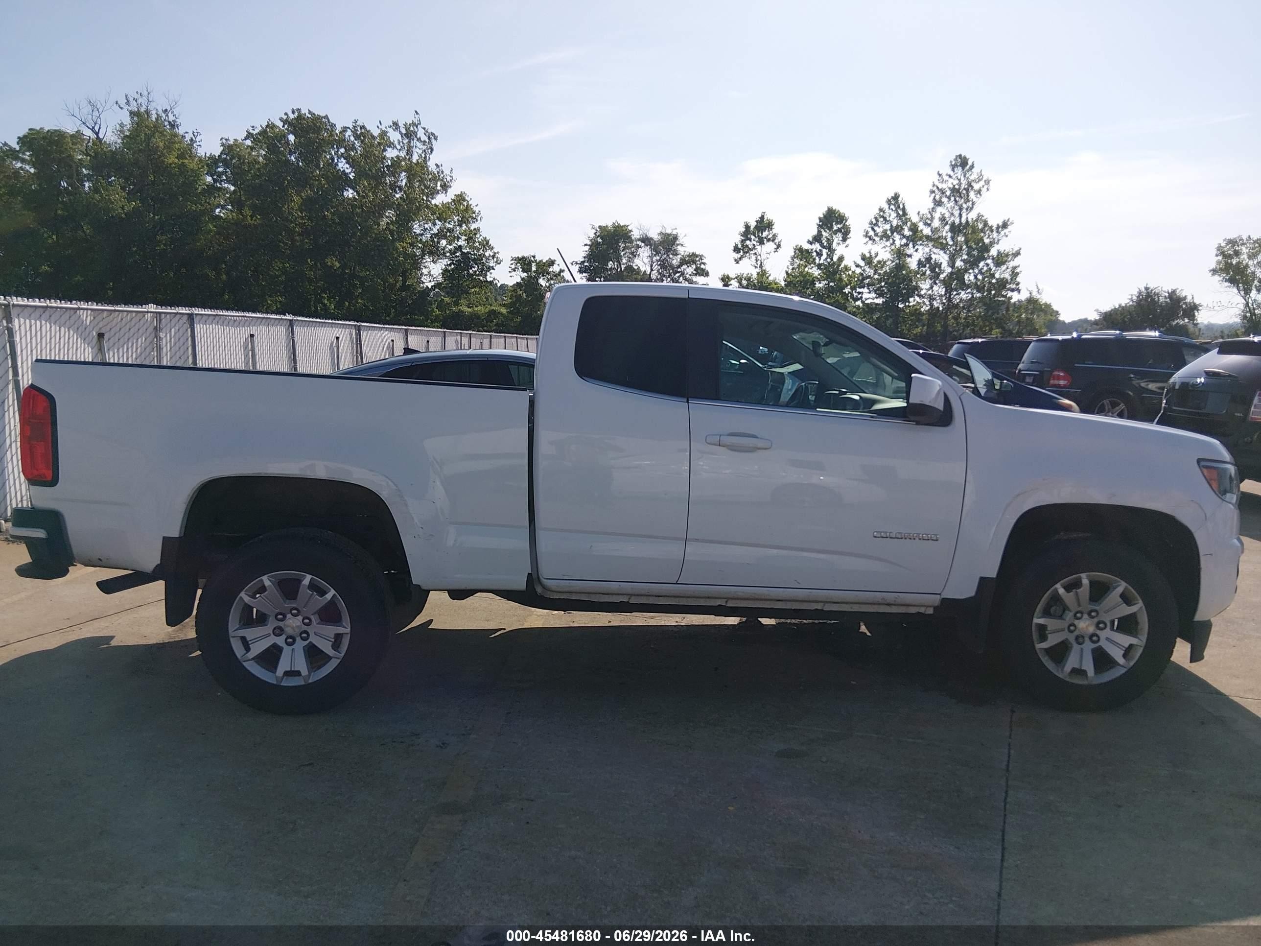 2015 Chevrolet Colorado 2wd Lt White vin: 1GCHSBEA3F1152433