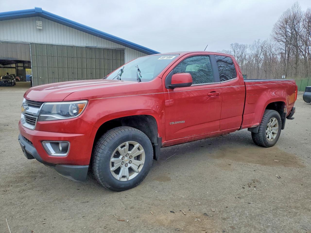 2015 Chevrolet Colorado Lt Red vin: 1GCHSBEA3F1172794