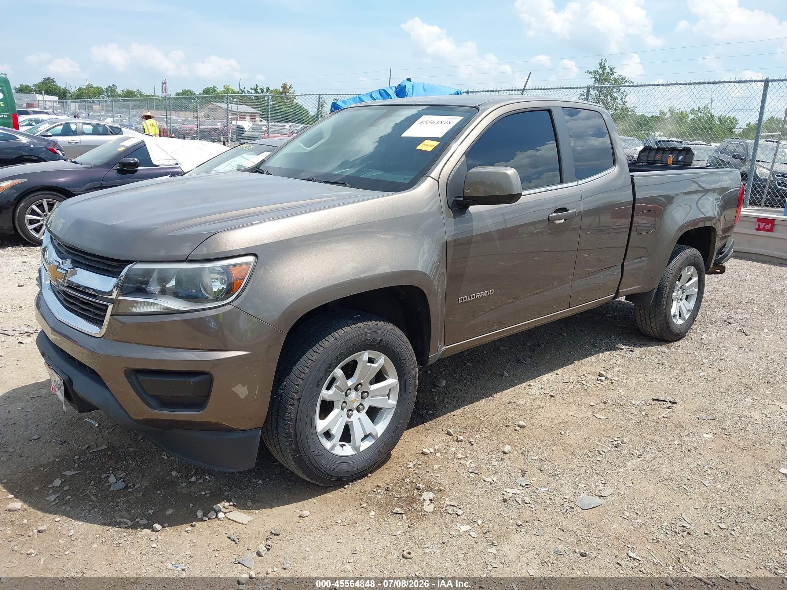 2015 Chevrolet Colorado 2wd Lt Brown vin: 1GCHSBEA4F1138363