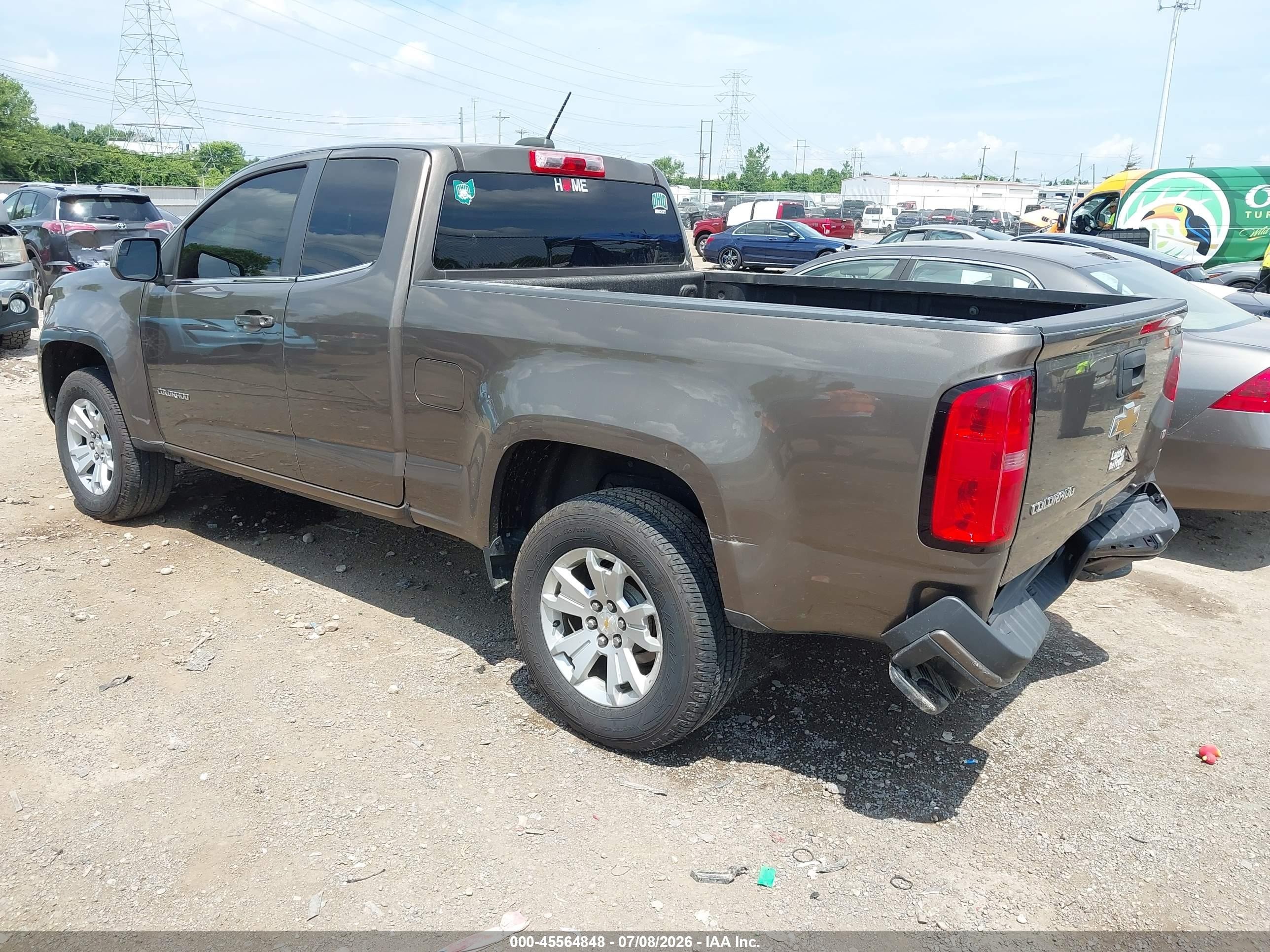 2015 Chevrolet Colorado 2wd Lt Brown vin: 1GCHSBEA4F1138363