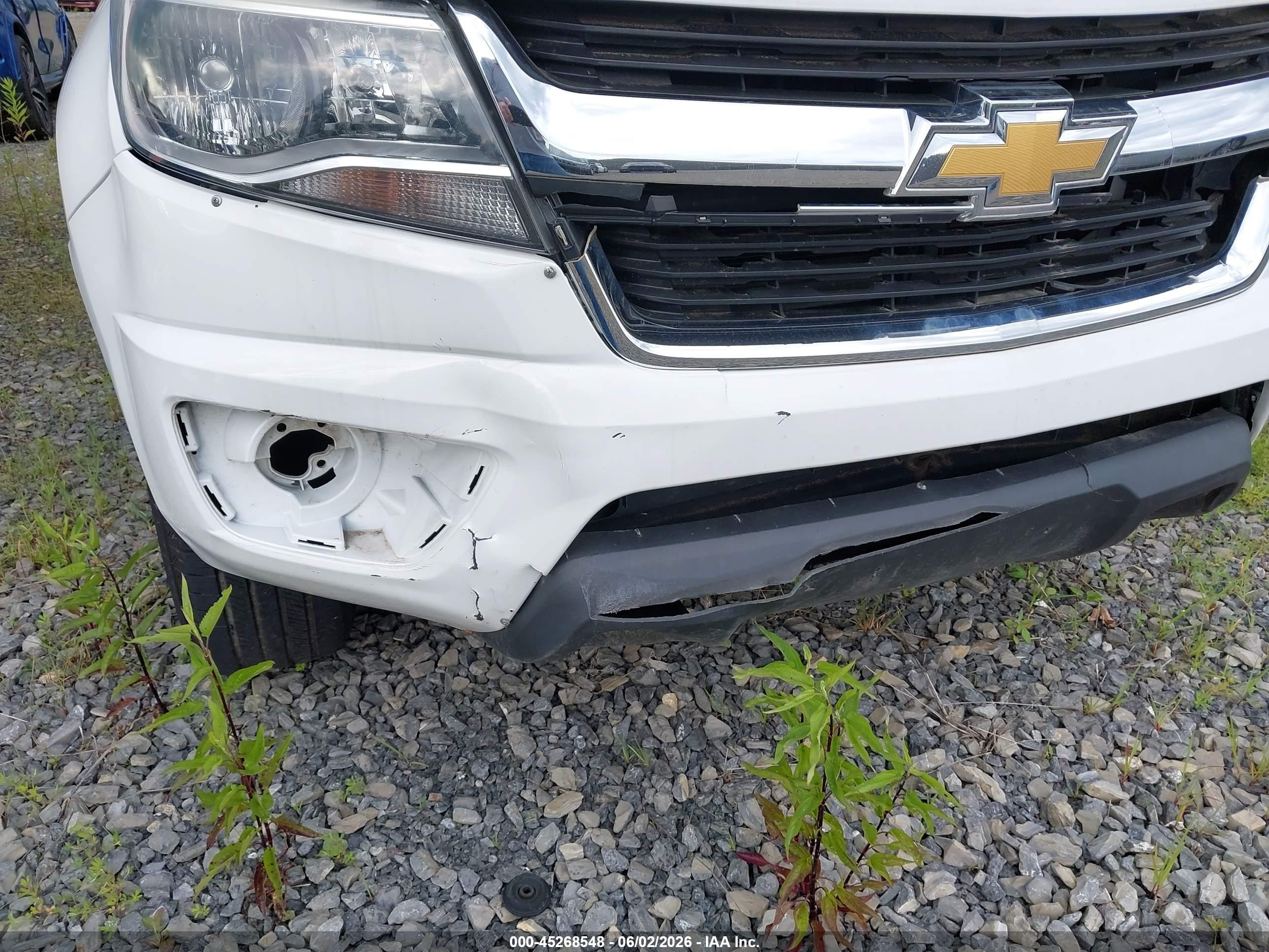 2019 Chevrolet Colorado Wt Белый vin: 1GCHSBEA4K1209331