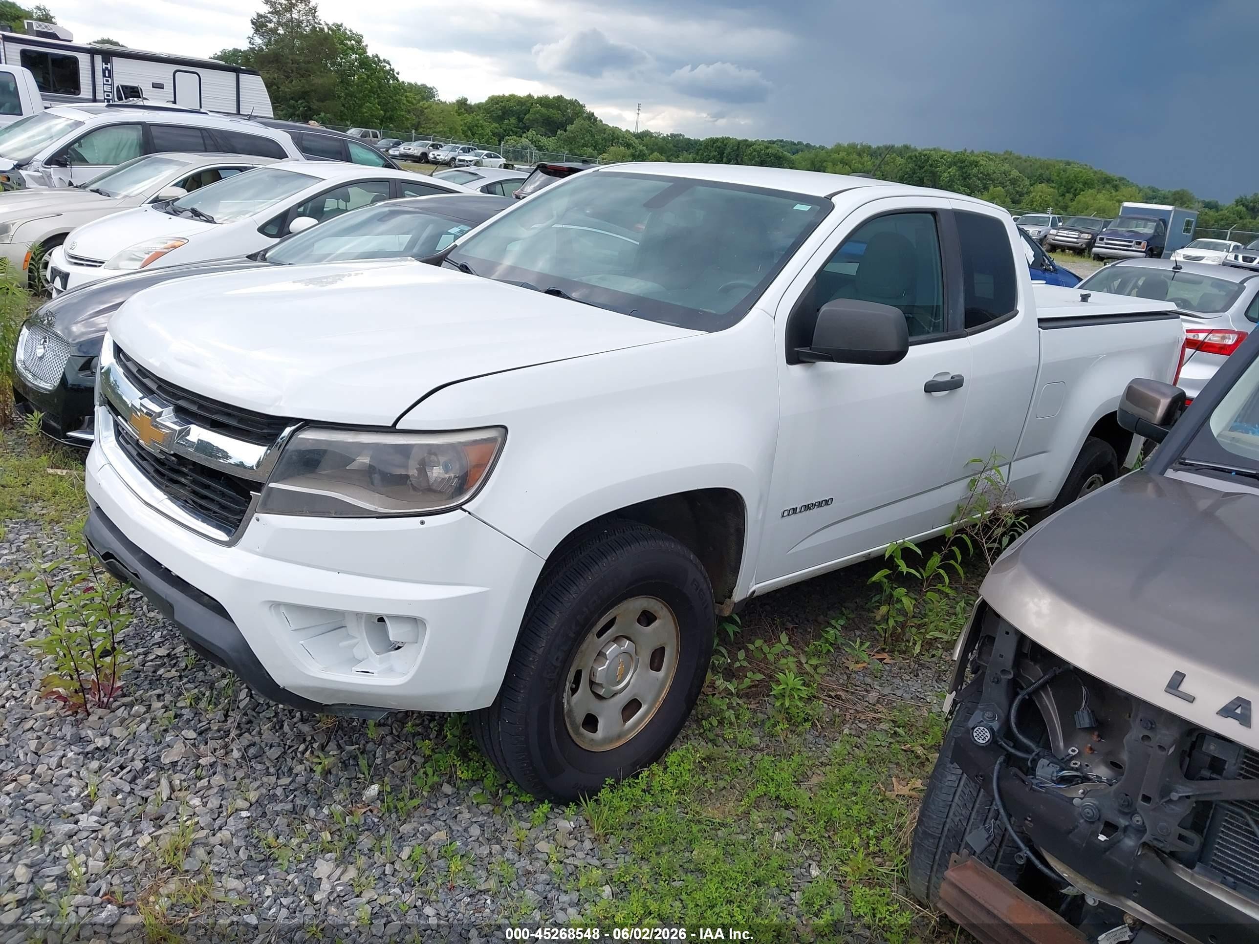 2019 Chevrolet Colorado Wt Белый vin: 1GCHSBEA4K1209331