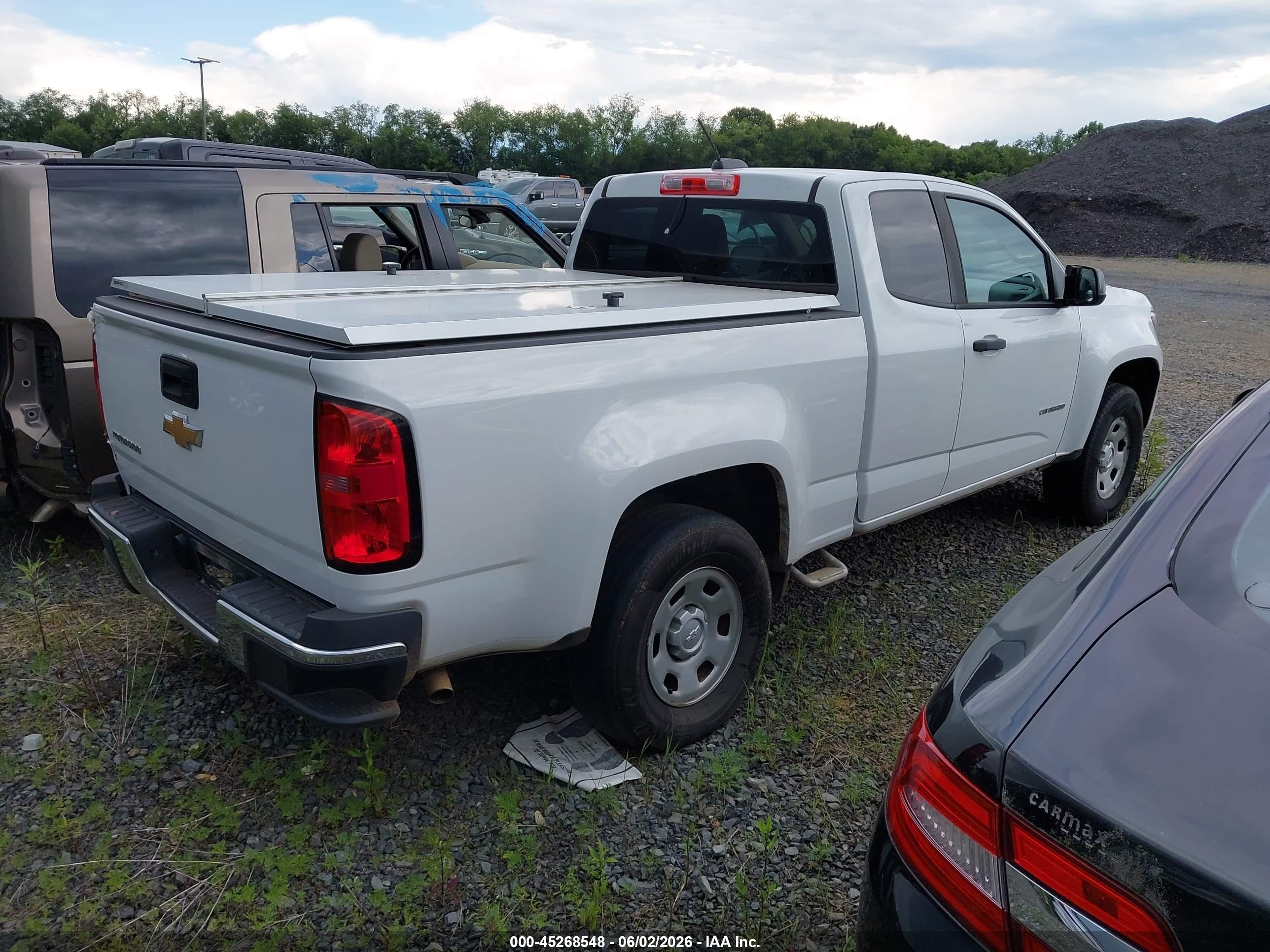 2019 Chevrolet Colorado Wt Белый vin: 1GCHSBEA4K1209331