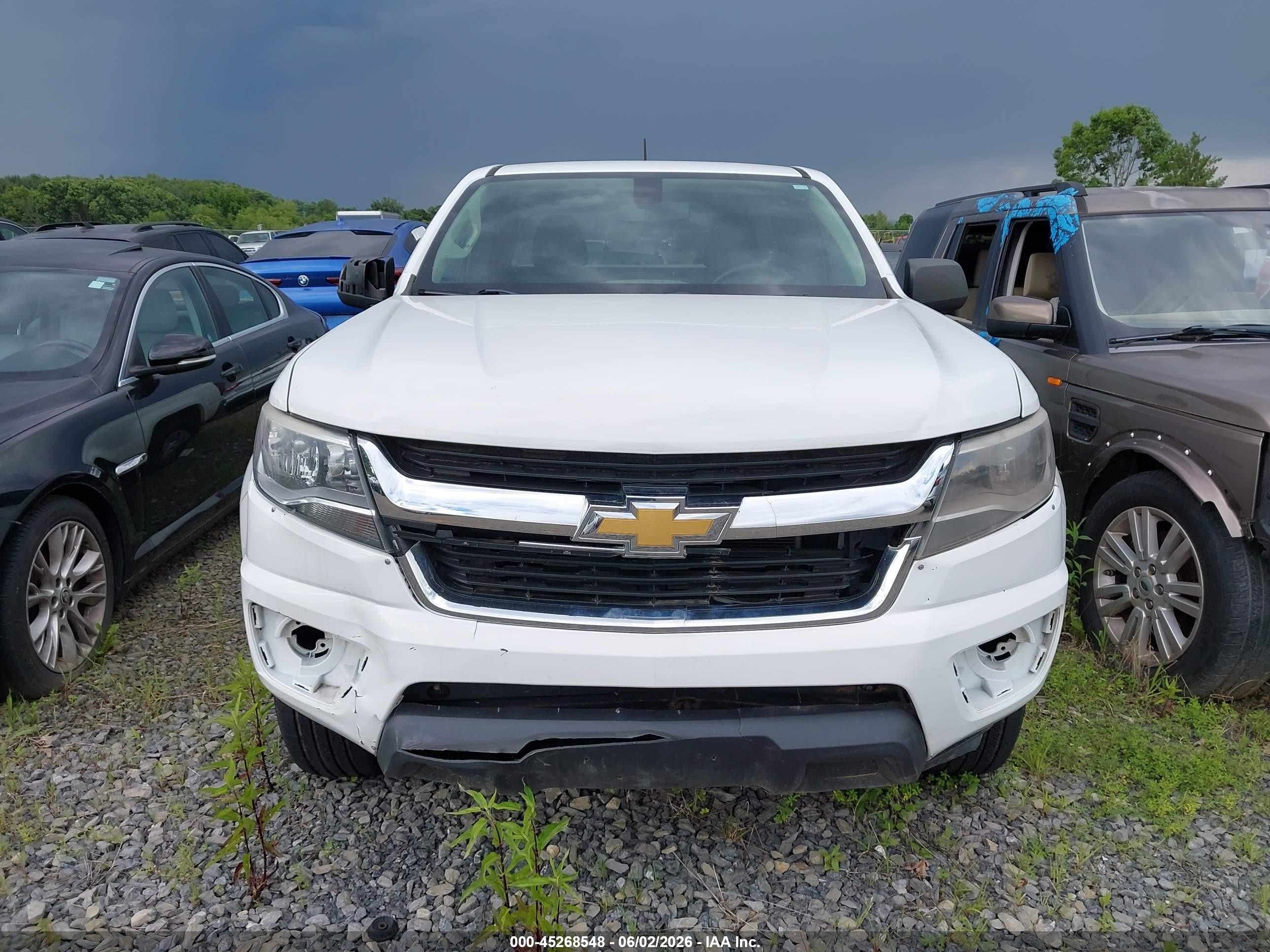 2019 Chevrolet Colorado Wt Белый vin: 1GCHSBEA4K1209331