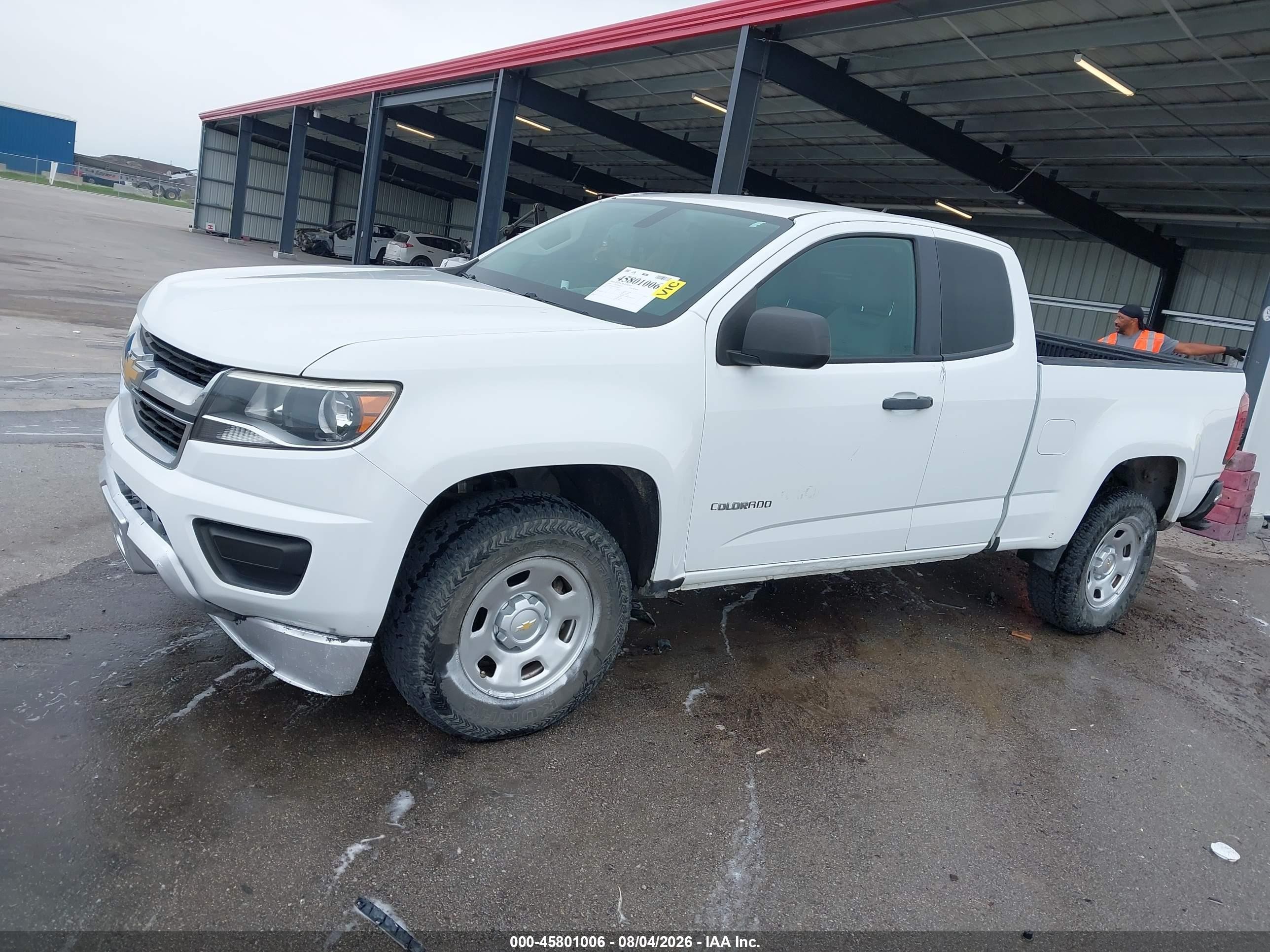 2016 Chevrolet Colorado 2wd Wt White vin: 1GCHSBEA6G1101431