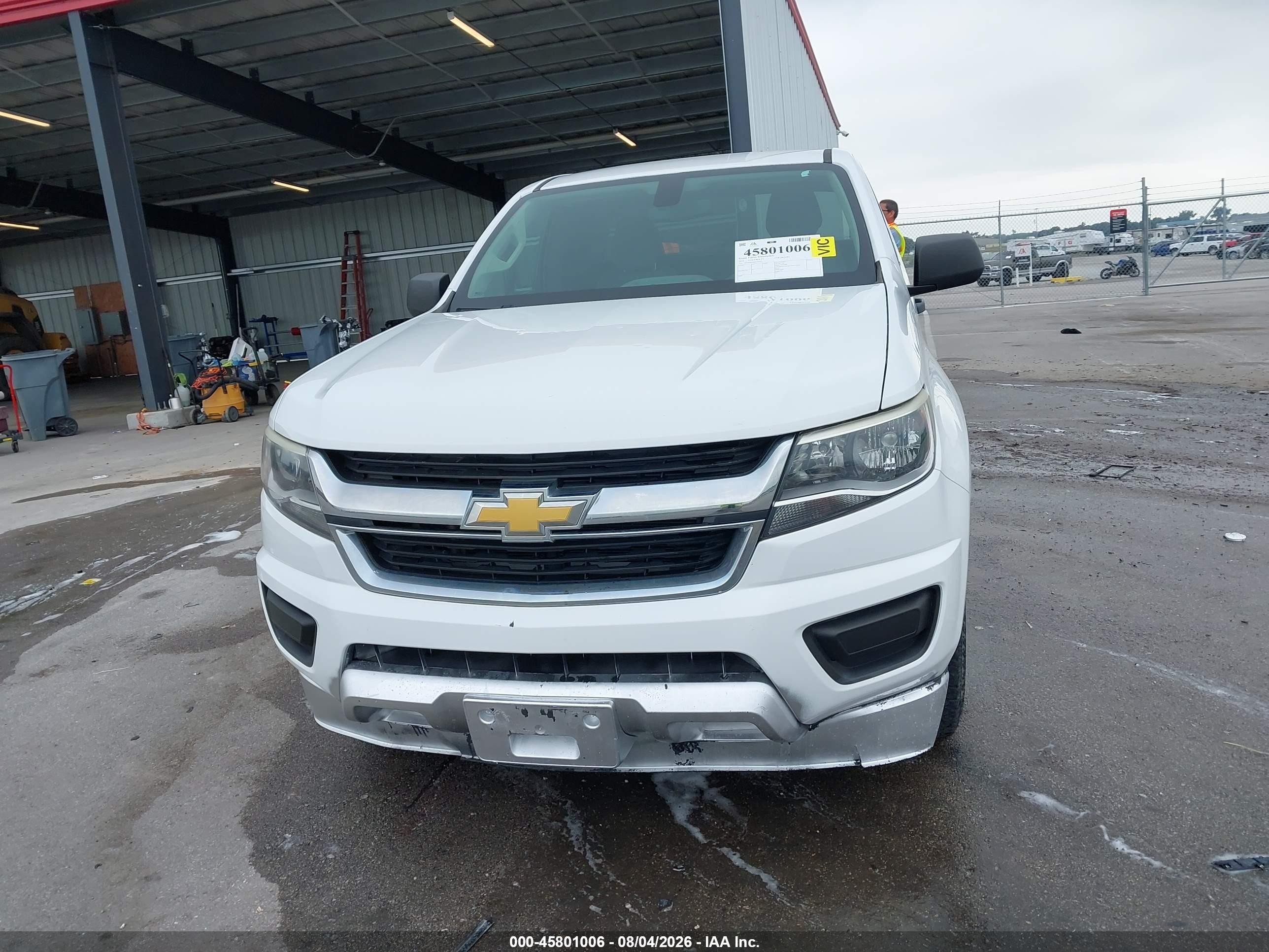 2016 Chevrolet Colorado 2wd Wt White vin: 1GCHSBEA6G1101431