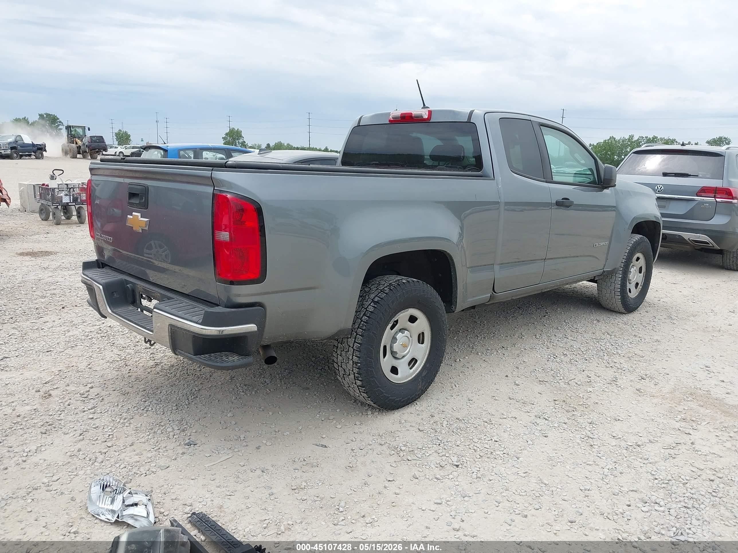 2018 Chevrolet Colorado Wt Серый vin: 1GCHSBEA8J1273788