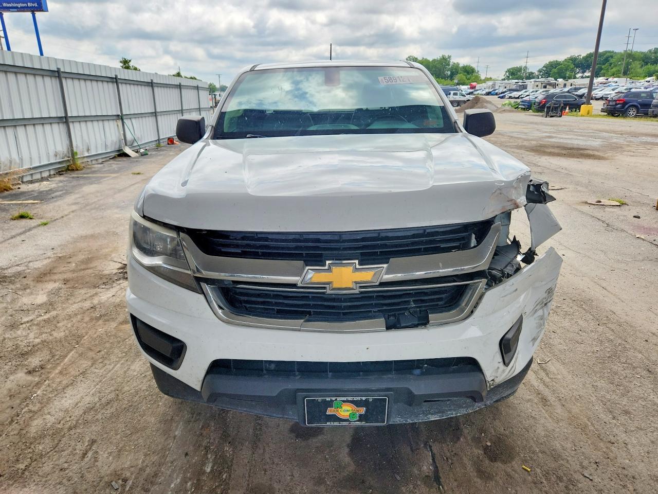 2019 Chevrolet Colorado White vin: 1GCHSBEAXK1148700