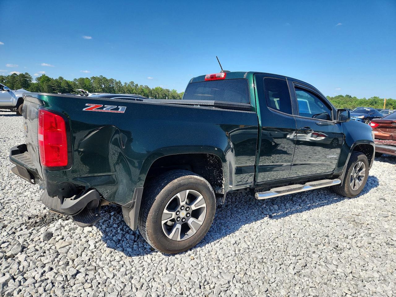2015 Chevrolet Colorado Z71 Green vin: 1GCHSCE31F1197846