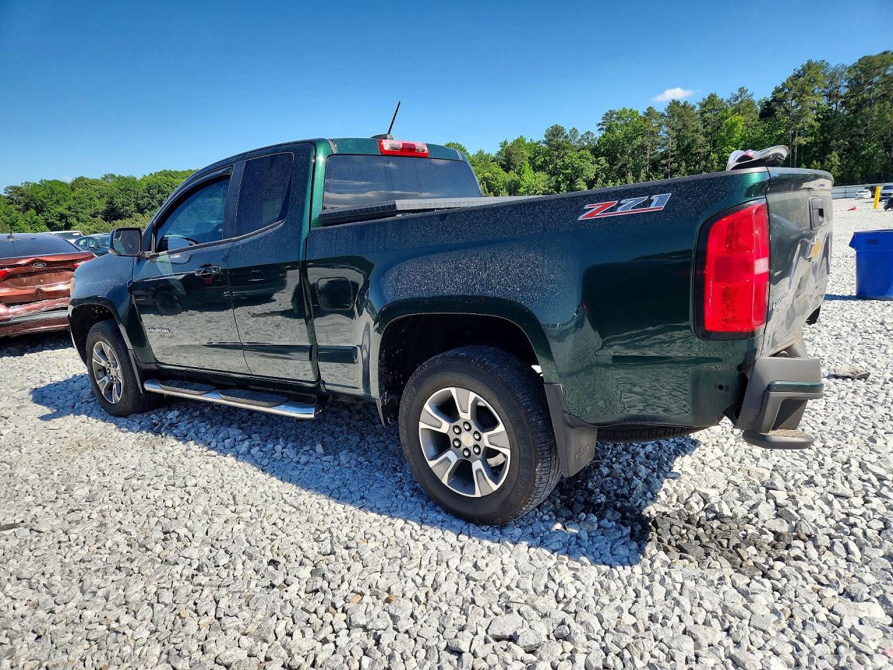 2015 Chevrolet Colorado Z71 Green vin: 1GCHSCE31F1197846