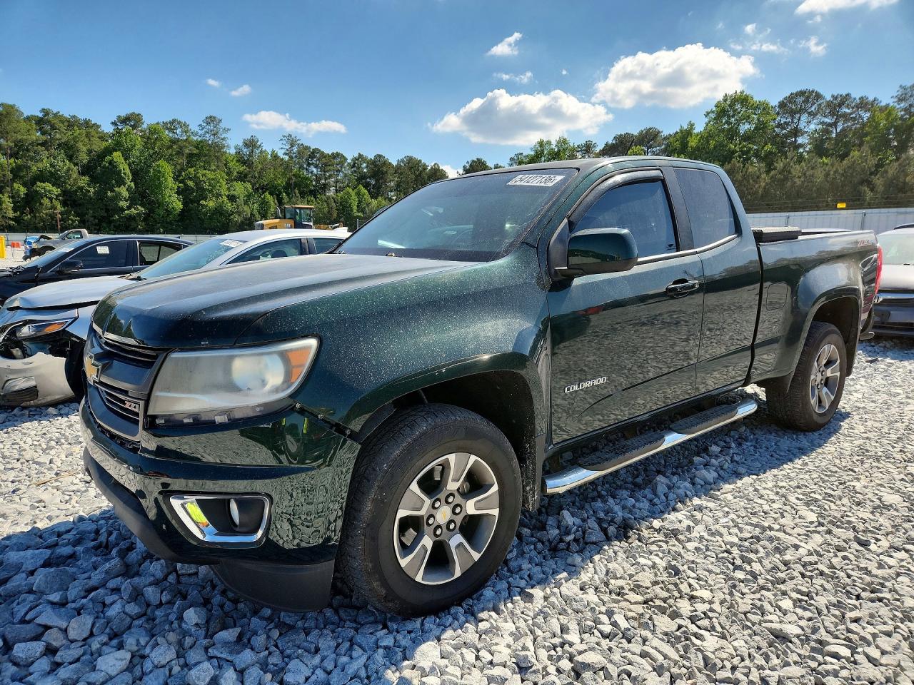 2015 Chevrolet Colorado Z71 Green vin: 1GCHSCE31F1197846