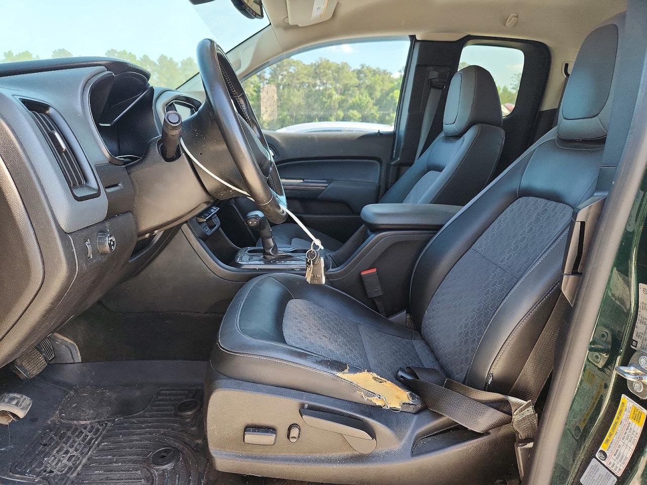 2015 Chevrolet Colorado Z71 Green vin: 1GCHSCE31F1197846