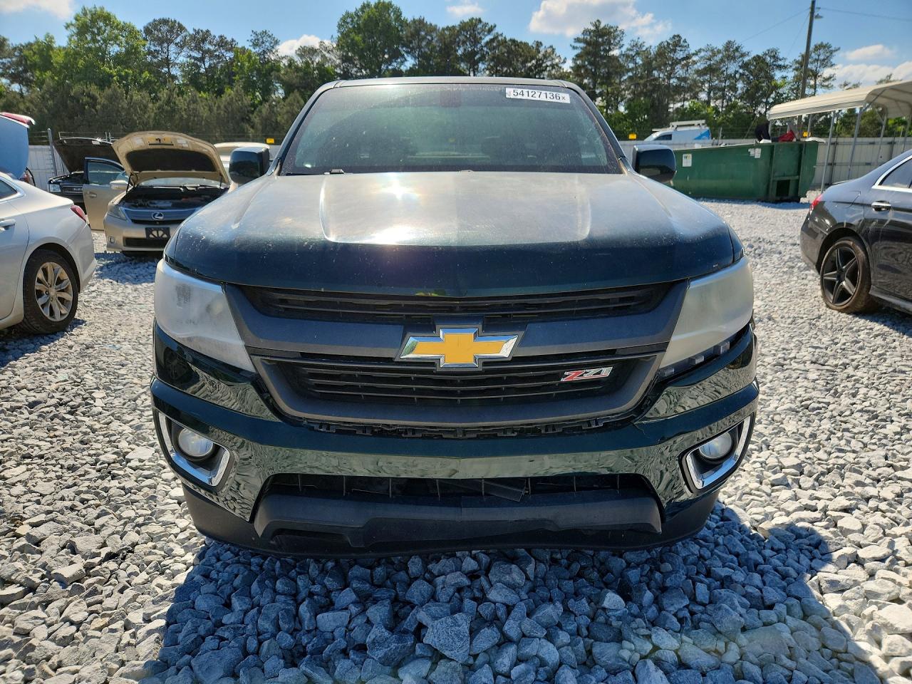 2015 Chevrolet Colorado Z71 Green vin: 1GCHSCE31F1197846