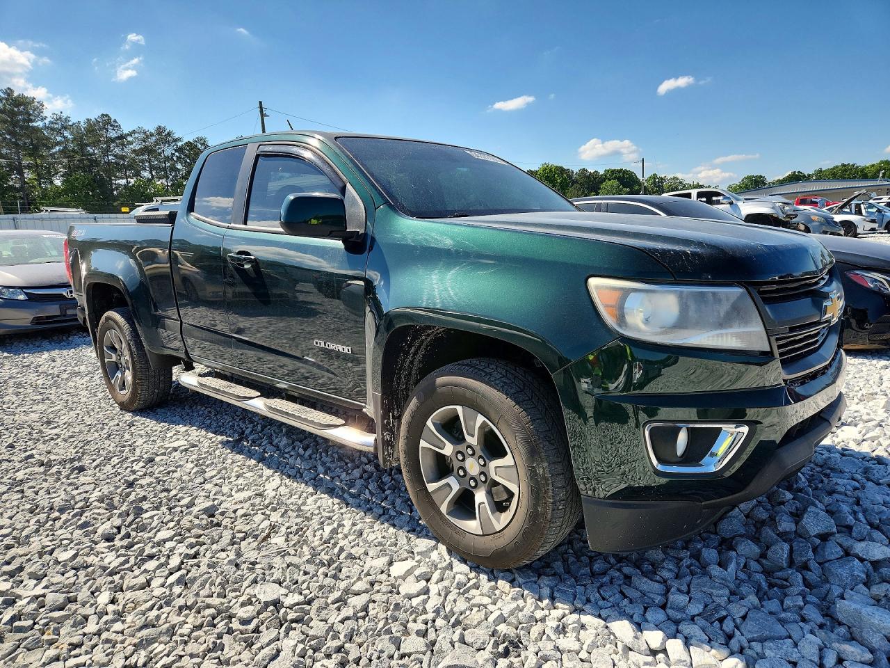 2015 Chevrolet Colorado Z71 Green vin: 1GCHSCE31F1197846