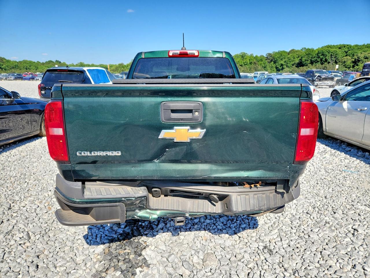 2015 Chevrolet Colorado Z71 Green vin: 1GCHSCE31F1197846