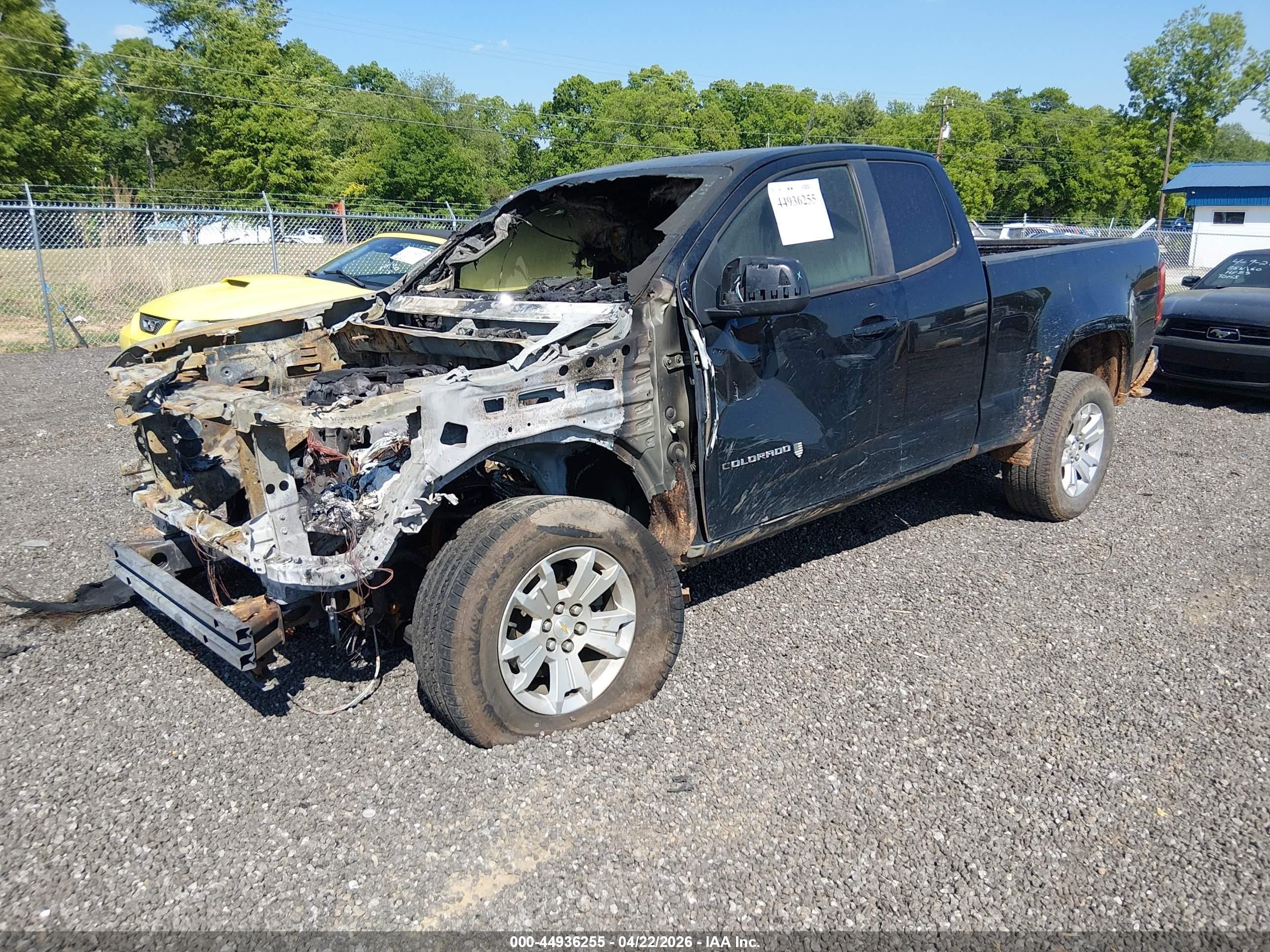 2021 Chevrolet Colorado 2wd  Long Box Lt Черный vin: 1GCHSCEA7M1268527