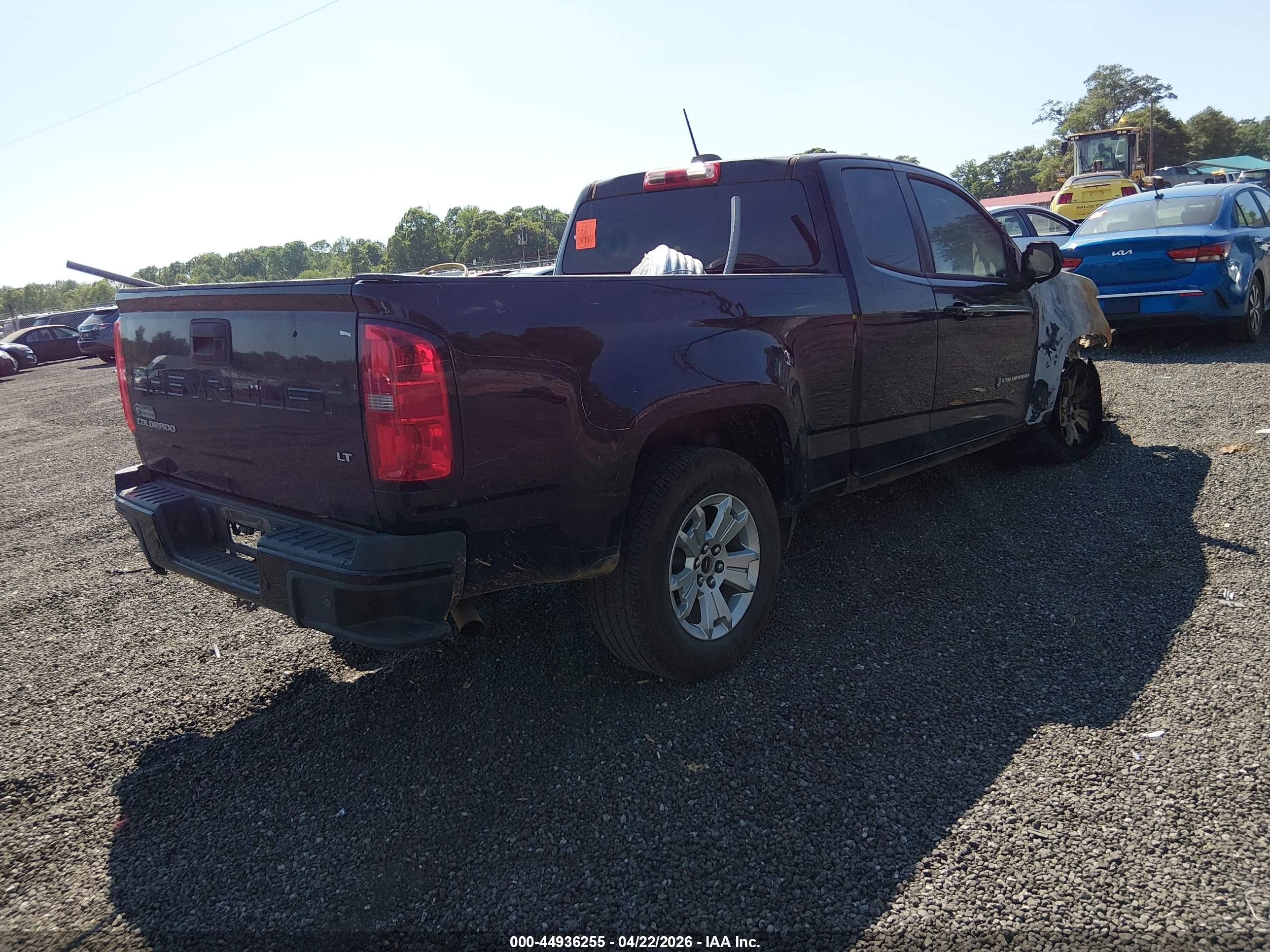 2021 Chevrolet Colorado 2wd  Long Box Lt Черный vin: 1GCHSCEA7M1268527