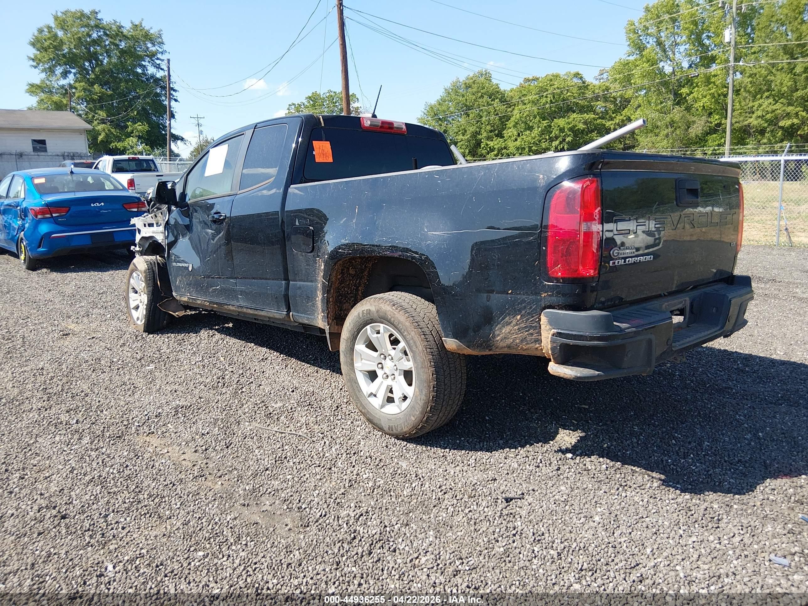 2021 Chevrolet Colorado 2wd  Long Box Lt Черный vin: 1GCHSCEA7M1268527