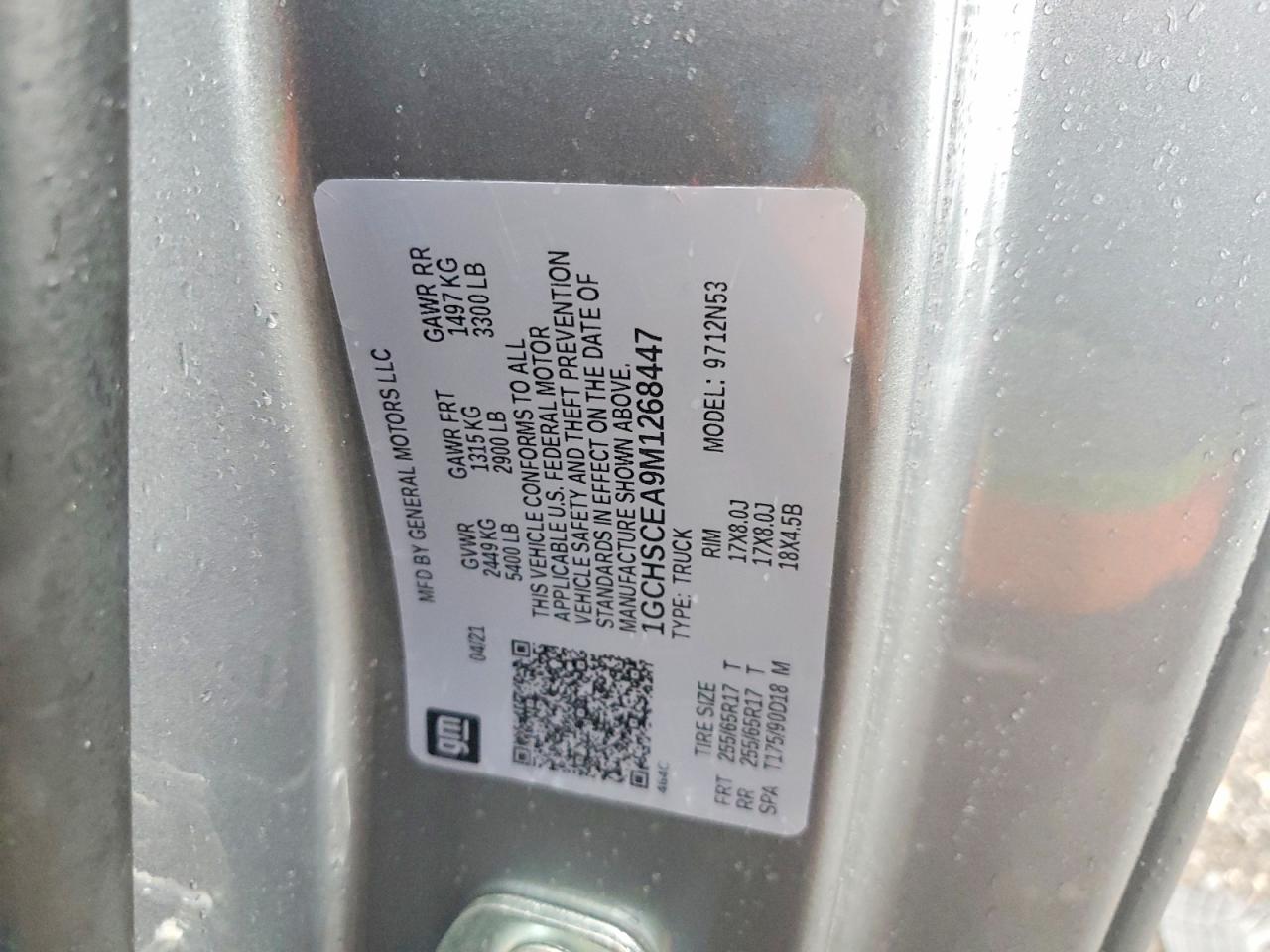 2021 Chevrolet Colorado Lt Gray vin: 1GCHSCEA9M1268447