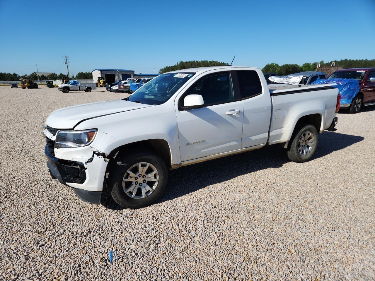 2022 Chevy Colorado Lt White vin: 1GCHSCEA9N1195775