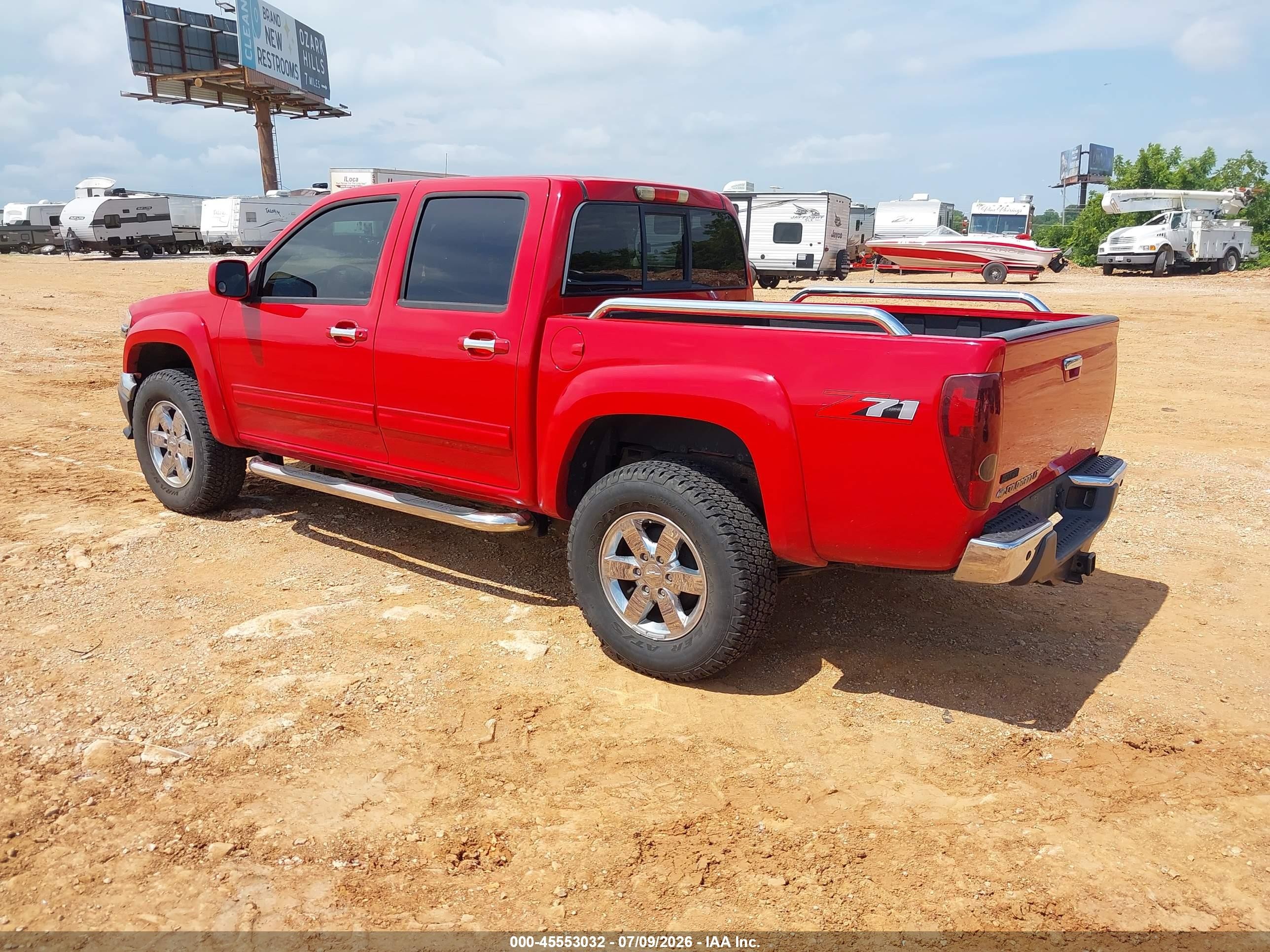 2011 Chevrolet Colorado 2lt Red vin: 1GCHSDFE0B8136656